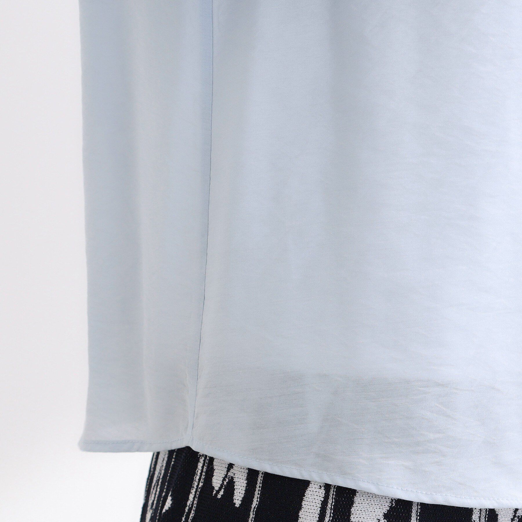 Reflect「【ボウタイ取り外し可】ボウタイ付きバンドカラーブラウス」|シャツ・ブラウス|