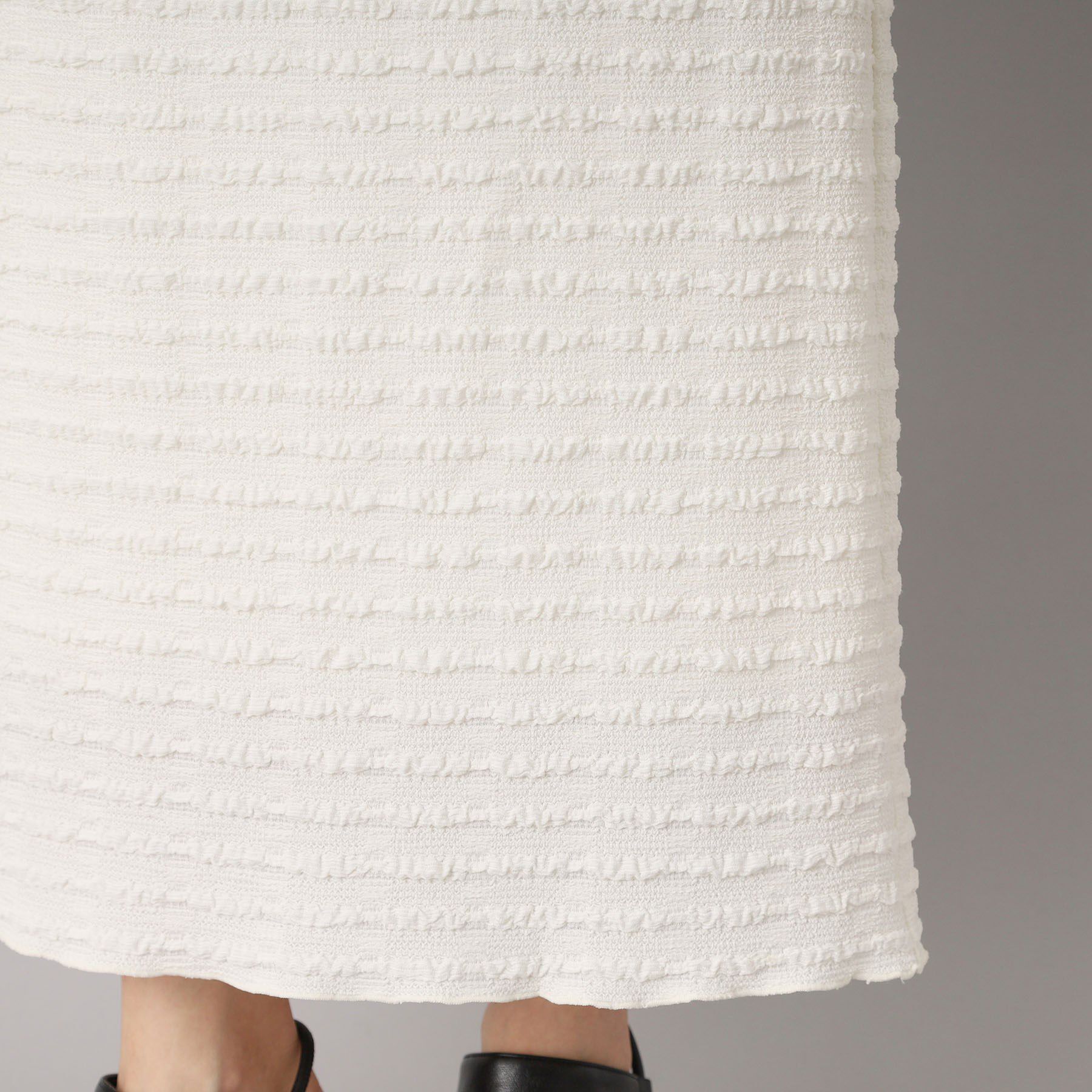 DRESSTERIOR「【ウエストゴム/洗える】フリルジャージスカート」|スカート|