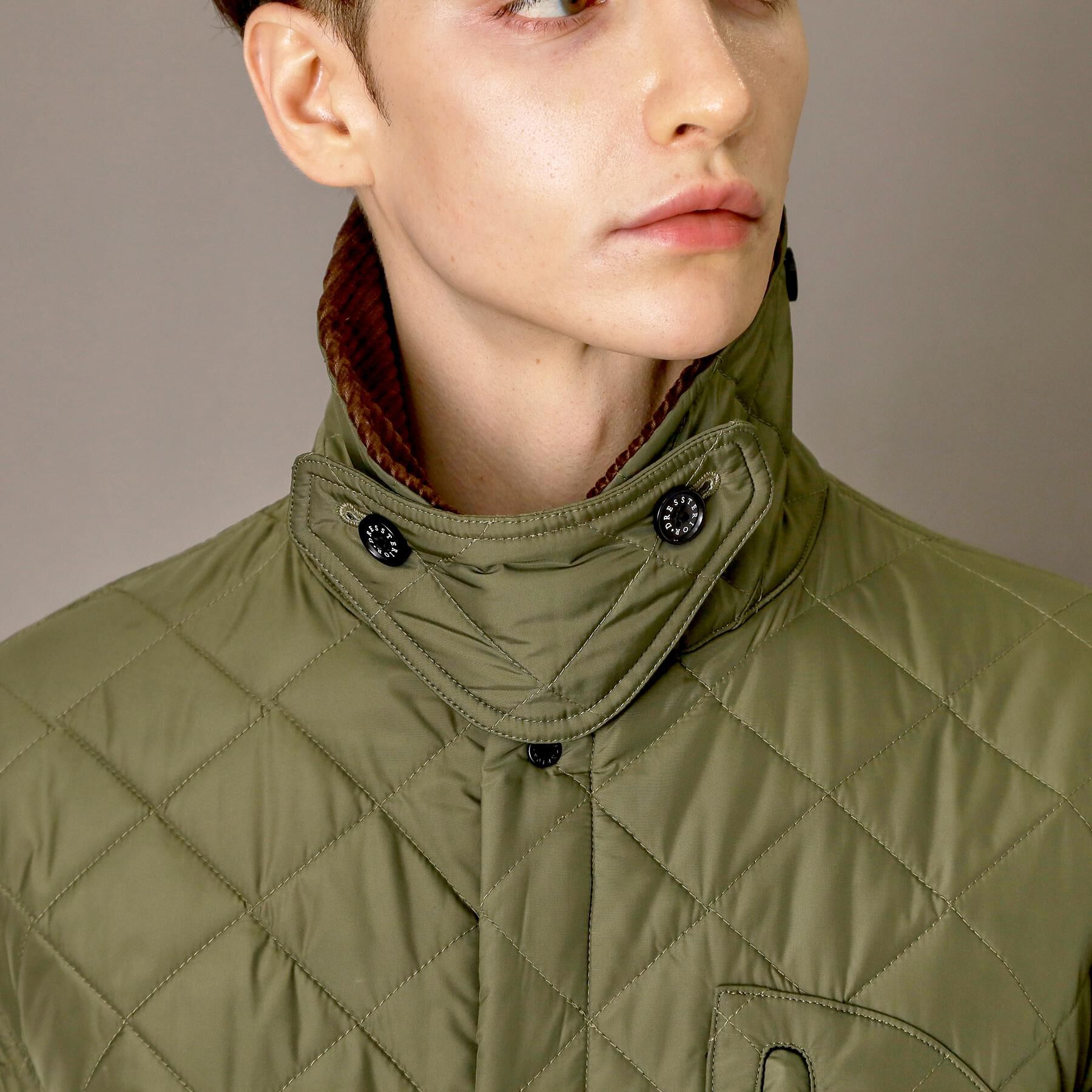 DRESSTERIOR「キルティング ハンティングジャケット」|ブルゾン・スタジャン|