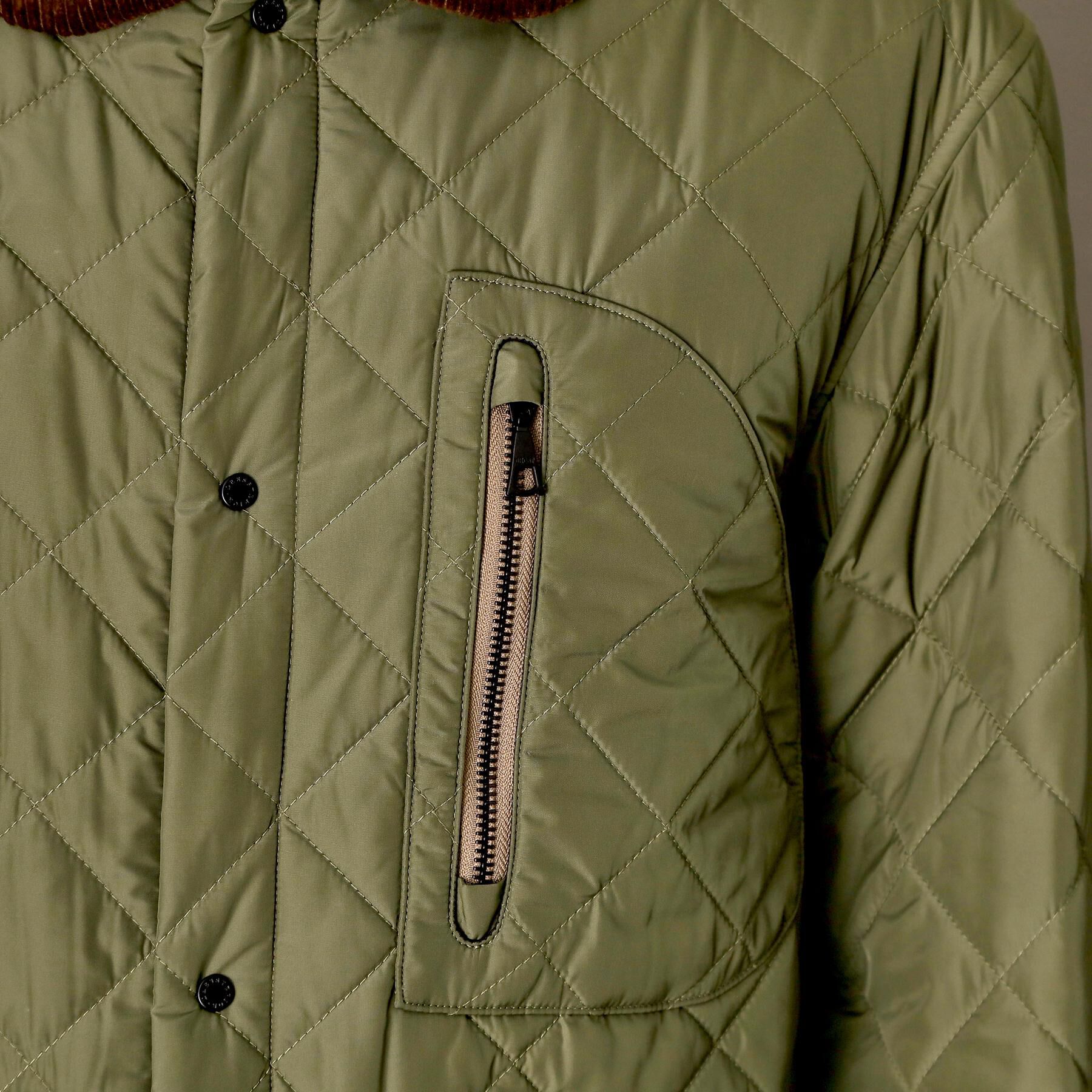 DRESSTERIOR「キルティング ハンティングジャケット」|ブルゾン・スタジャン|