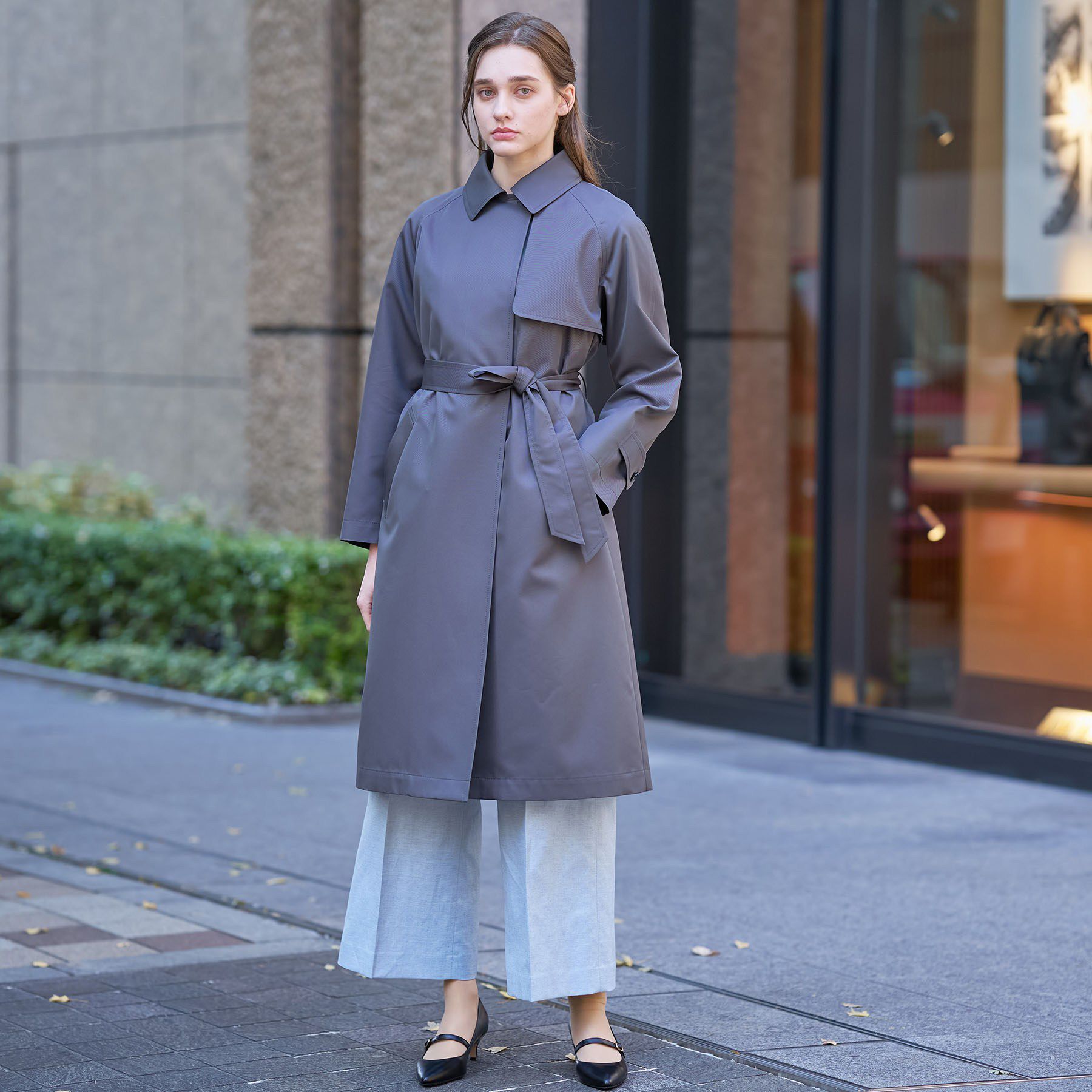 DRESSTERIOR「ライトトレンチコート」|トレンチコート|