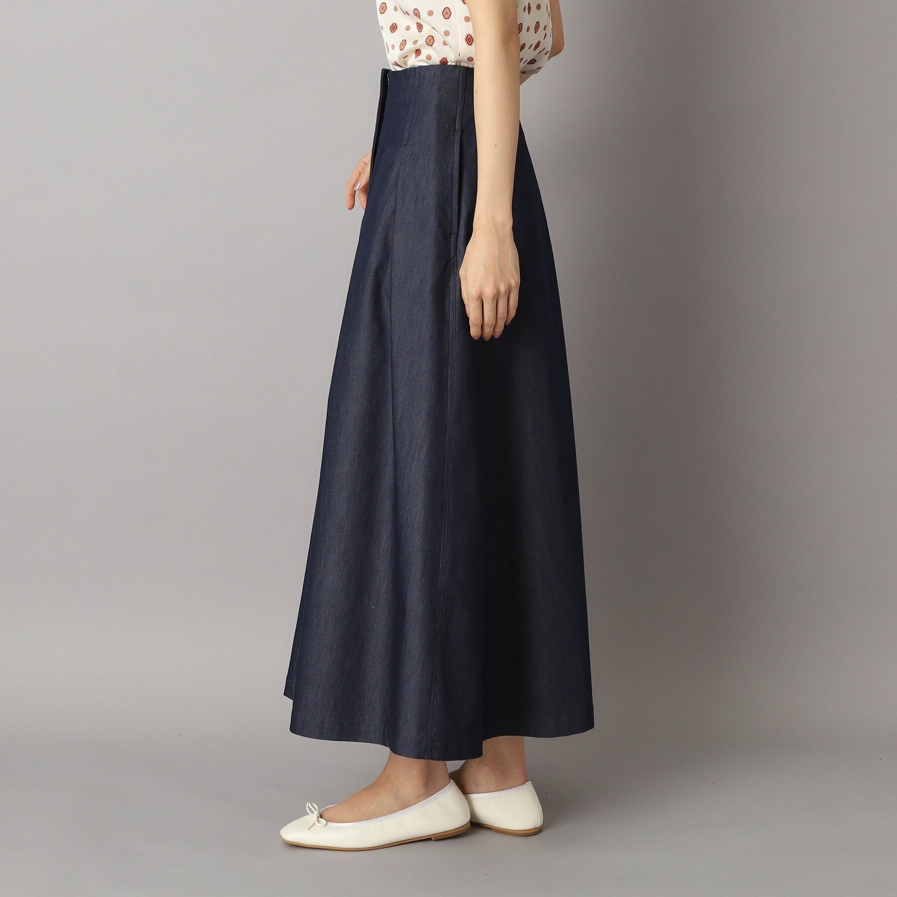 DRESSTERIOR「クールタッチタックデニムスカート」|スカート|