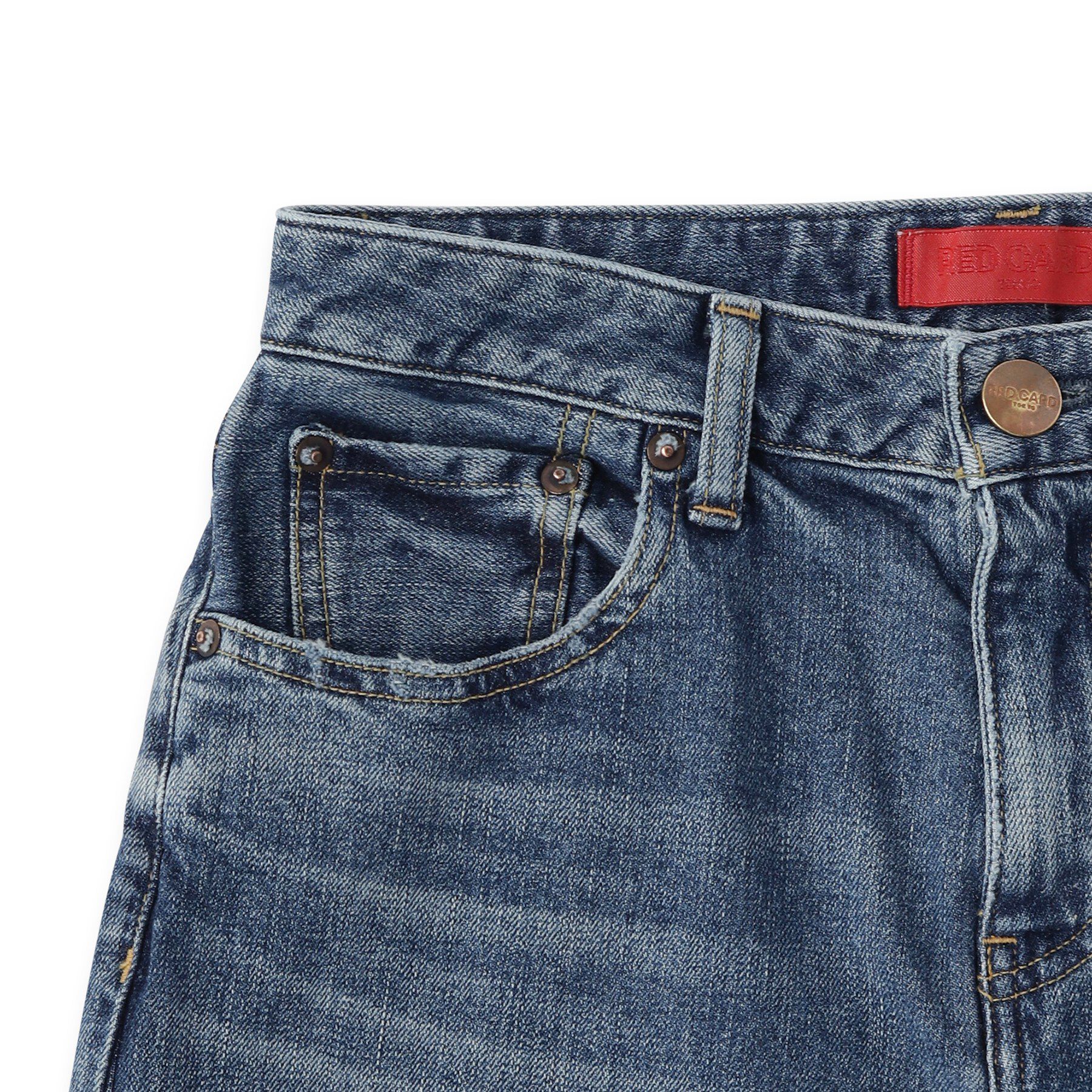 DRESSTERIOR「RED CARD TOKYO（レッドカードトーキョー）FRIDAY　ルーズストレートデニムパンツ」|デニム|