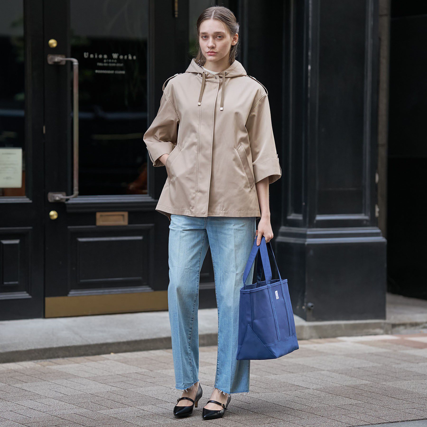 DRESSTERIOR「【撥水素材】Aラインモッズコート」|ブルゾン・スタジャン|