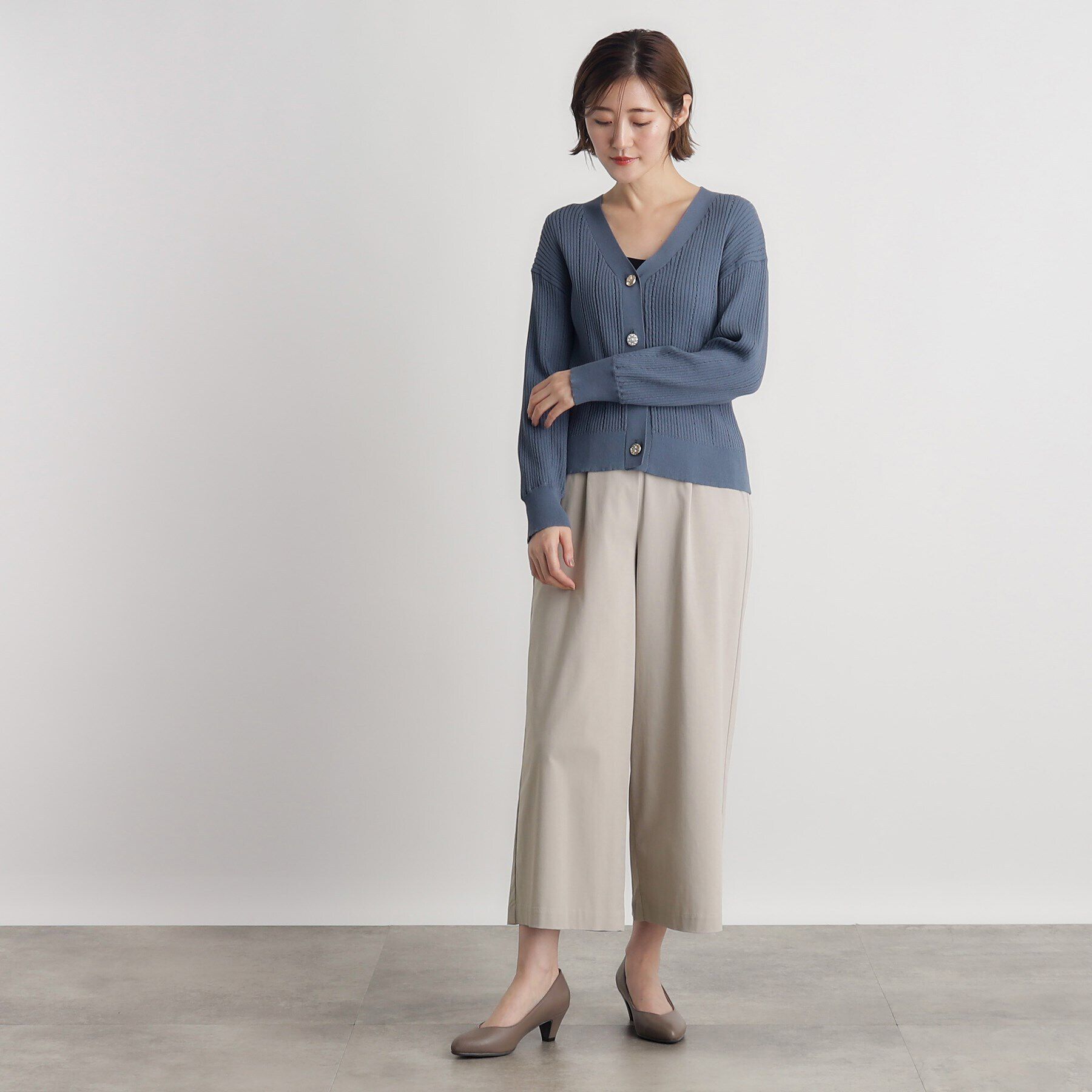 grove「【接触冷感】ハイパーストレッチワイドパンツ」|その他|