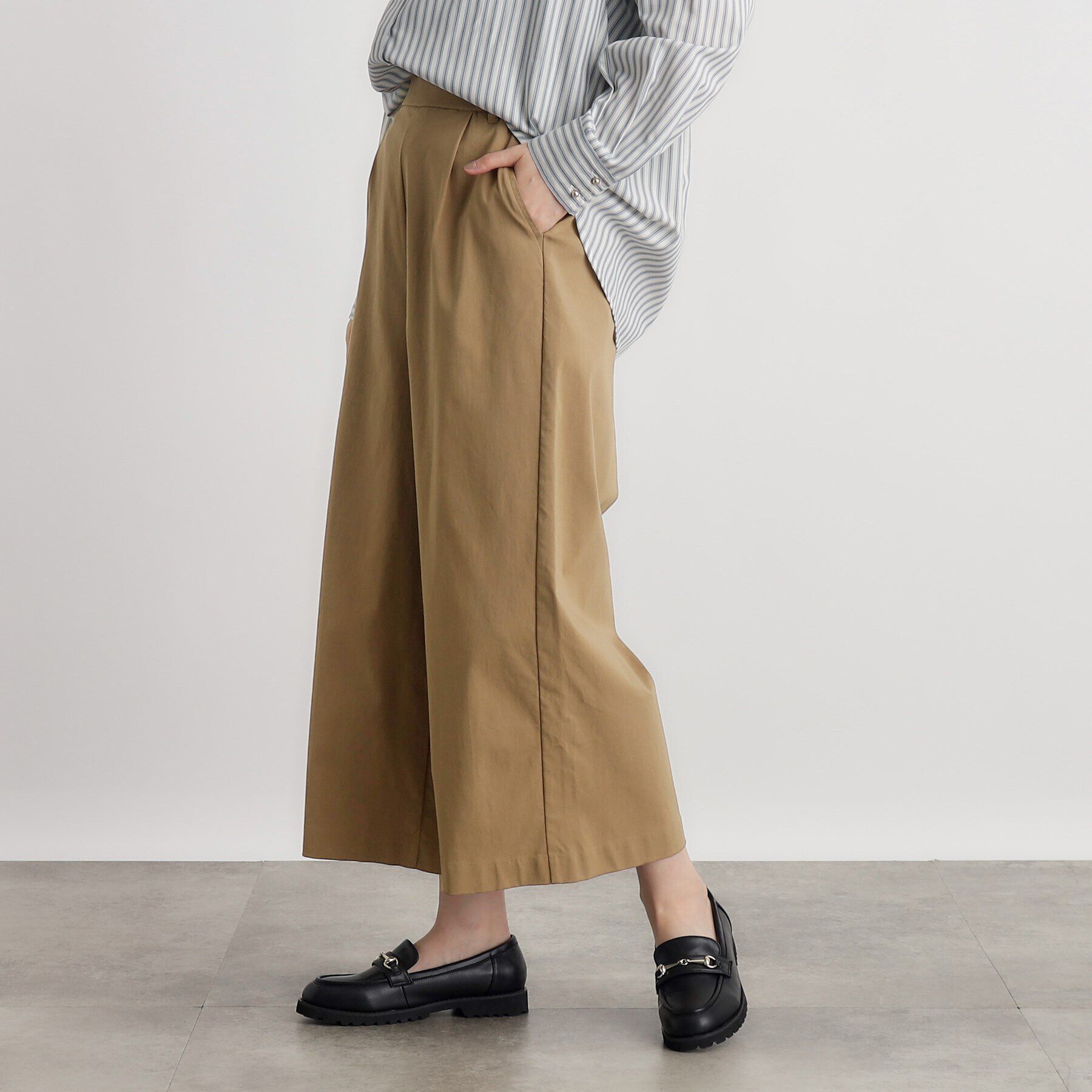 grove「【接触冷感】ハイパーストレッチワイドパンツ」|その他|