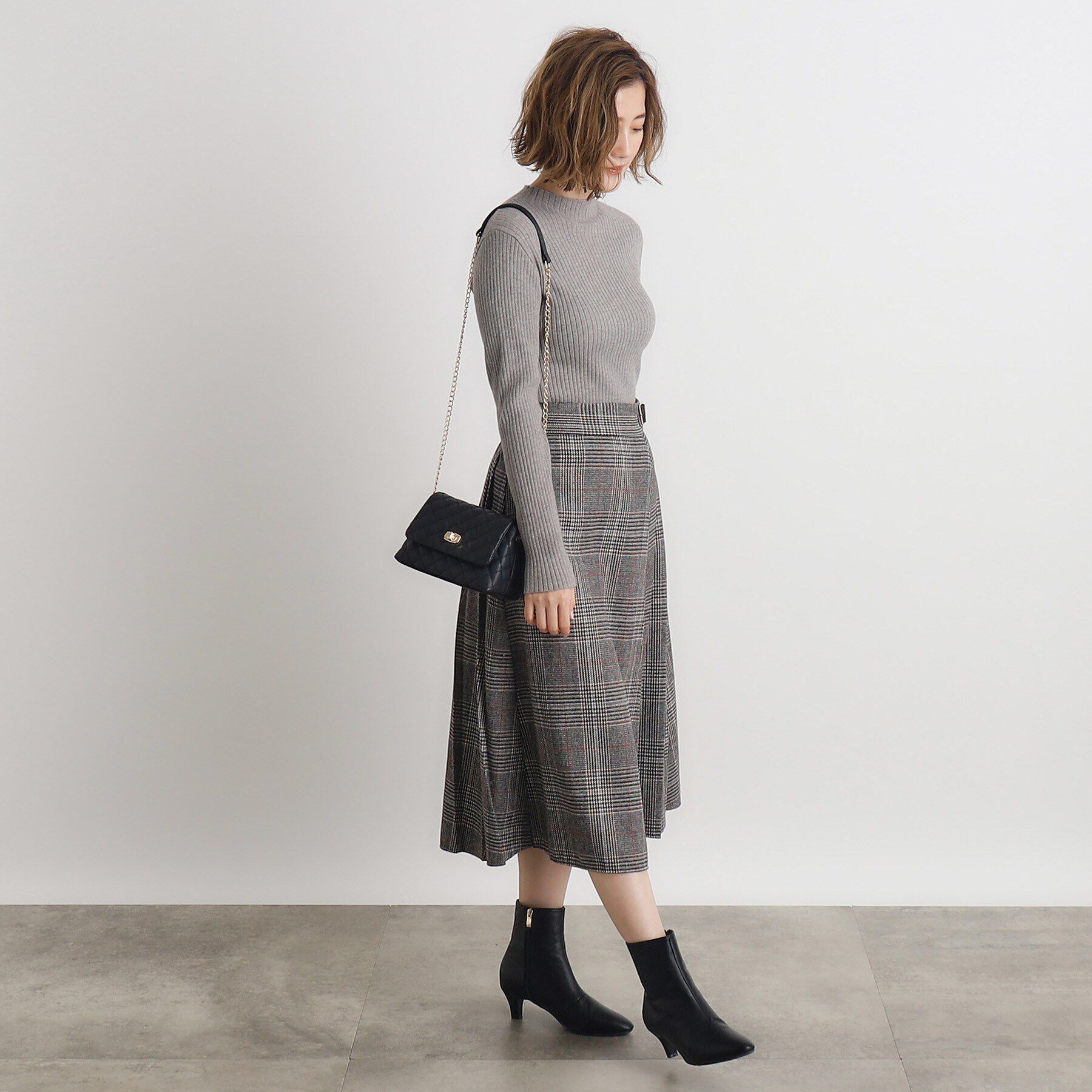 grove「【雑誌掲載】キルトフラップチェーンミニショルダー」|ショルダー・メッセンジャー|