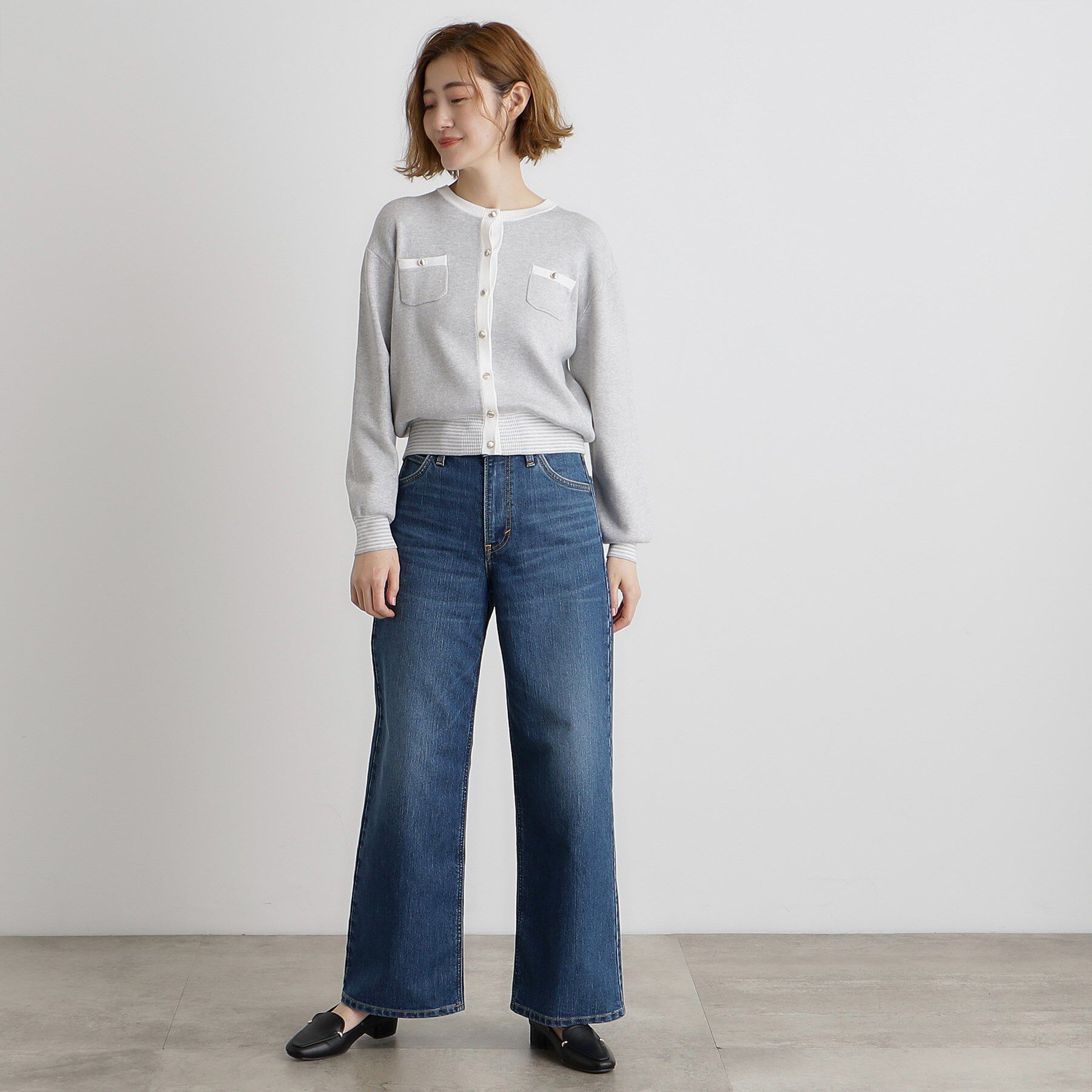 grove「【Lee&times;grove別注】WIDE DENIM PANTS」|デニム|