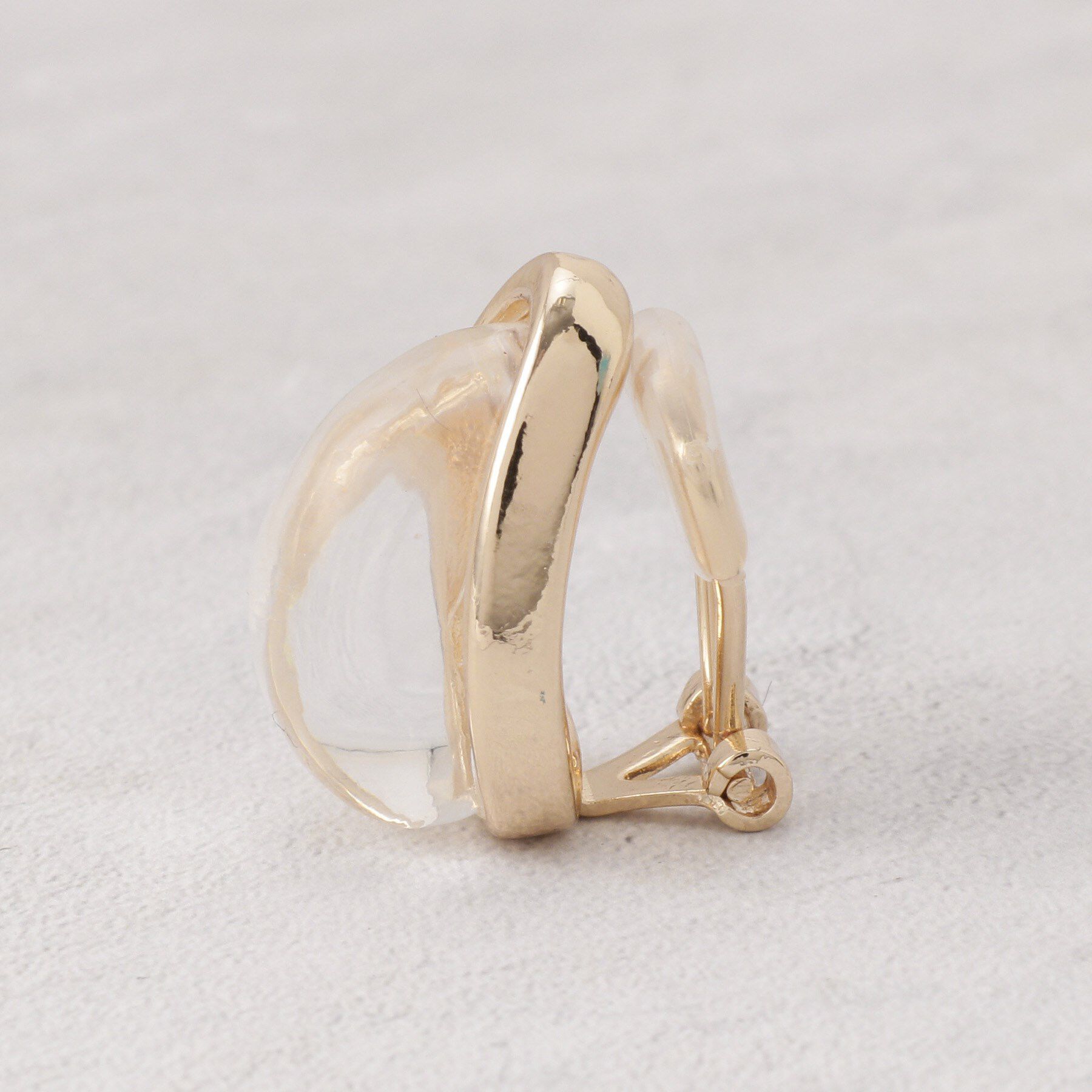 grove「ビッグクリアメタルイヤリング」|イヤリング|