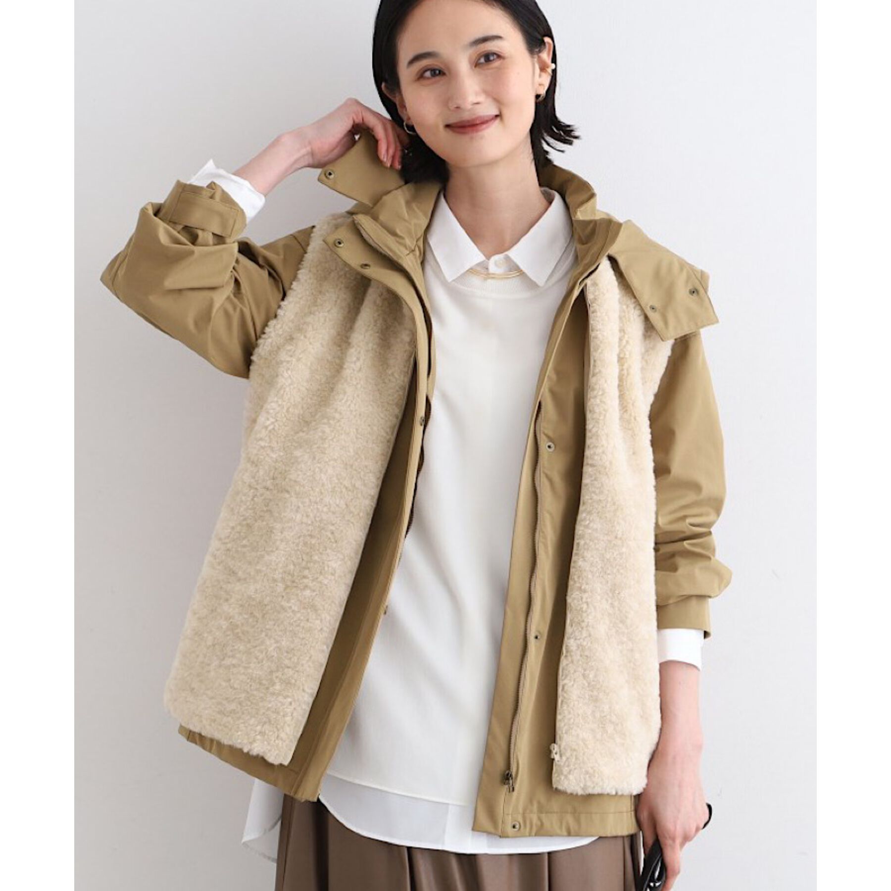 INDIVI「【ファーライナー付き/マルチWAY】マウンテンパーカ」|その他|