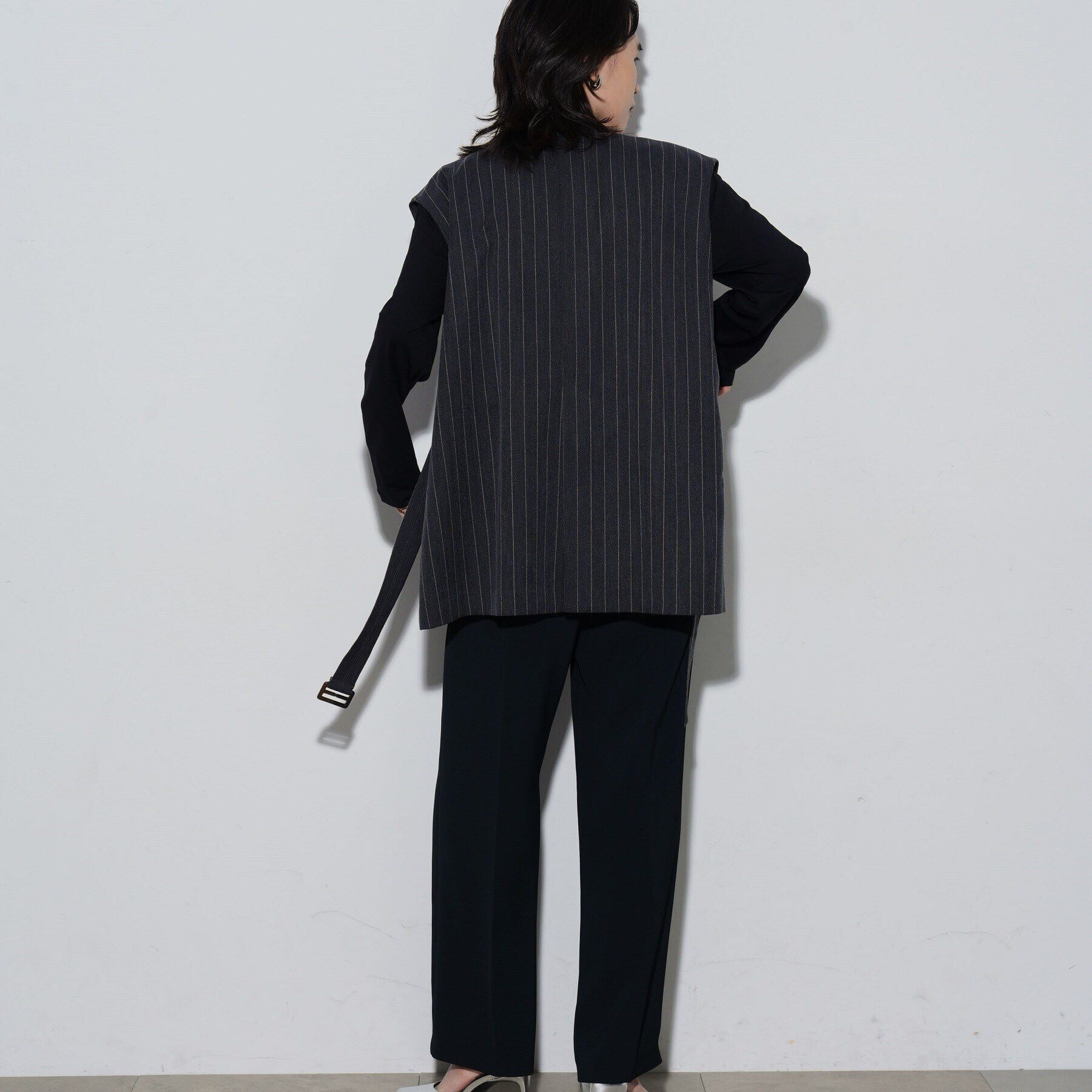 GALLEST「ノーカラーボックスジレ」|ベスト・ジレ|