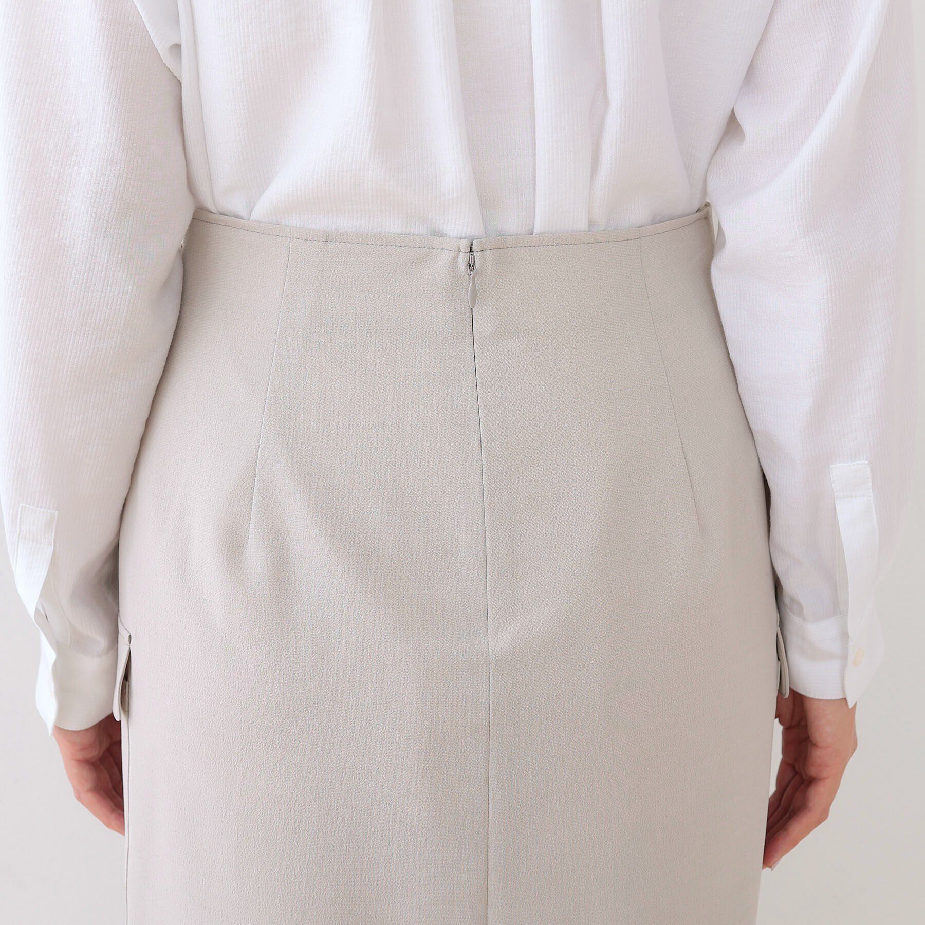 INDIVI「【洗える／アシメ／SETUP可能】カーゴデザインスカート」|スカート|