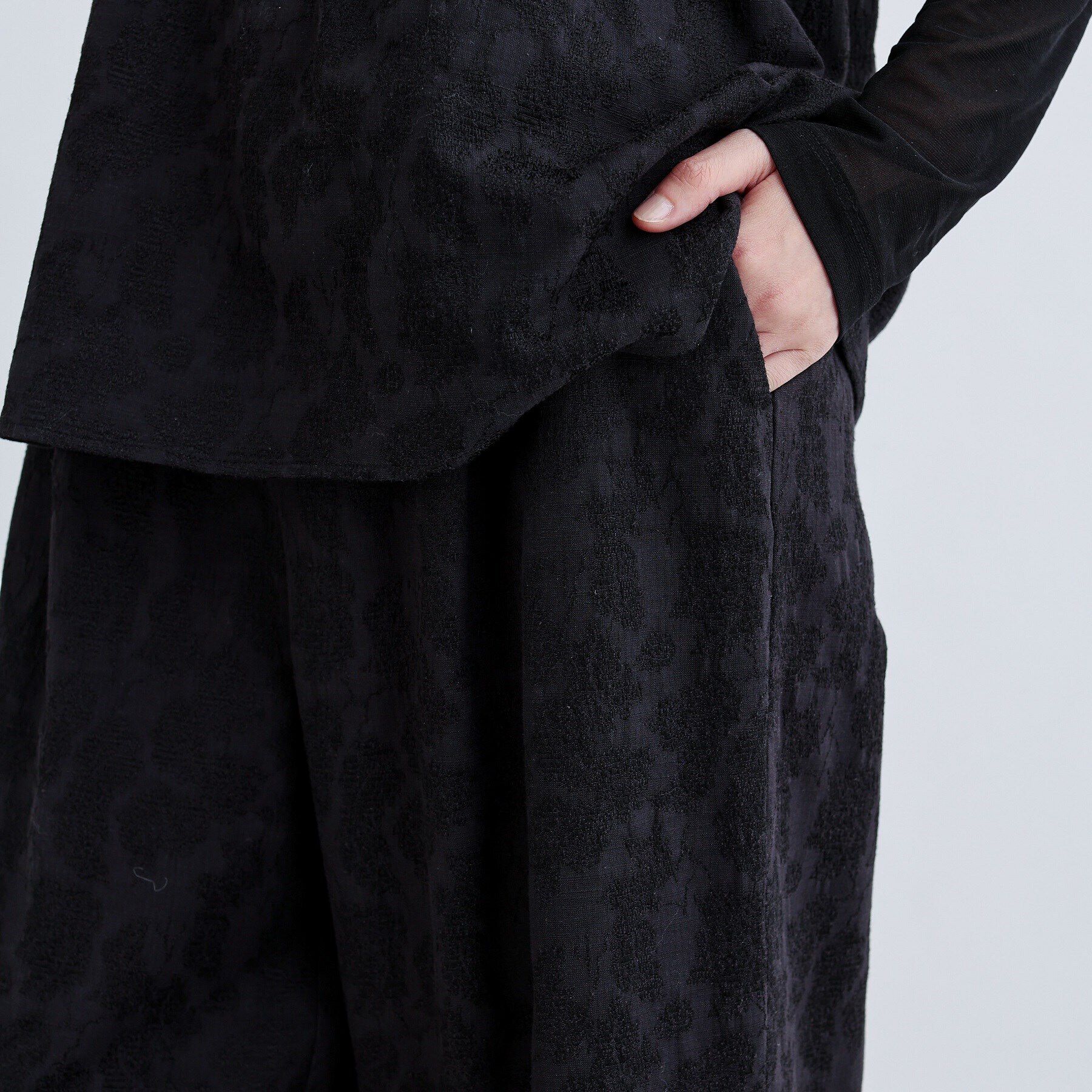 GALLEST「【セレモニー/セットアップ可能】フローラルジャカードパンツ」|その他|