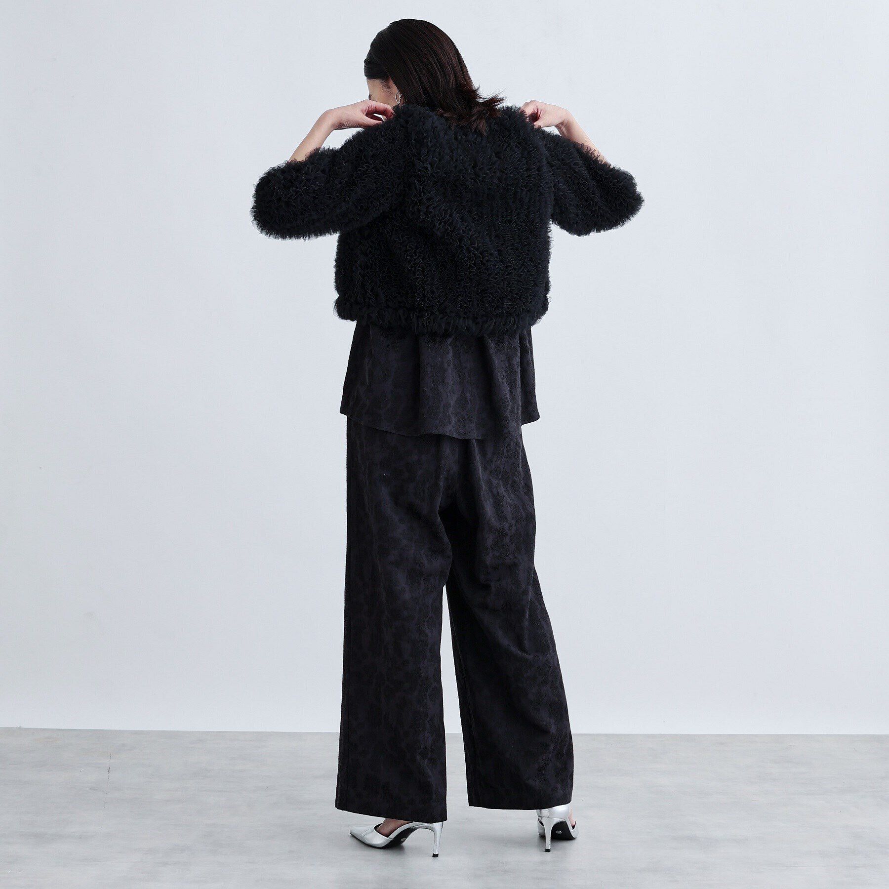 GALLEST「【セレモニー/セットアップ可能】フローラルジャカードパンツ」|その他|