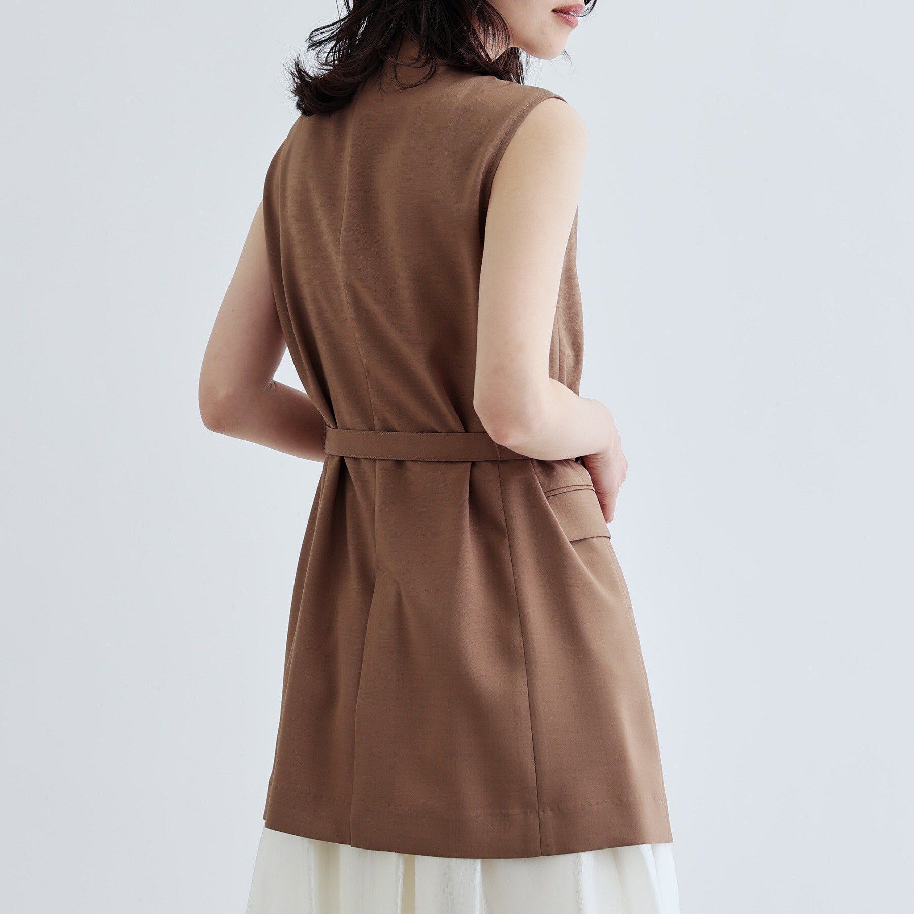 GALLEST「【セットアップ可】ナローベルテッドジレ【カセット服/オケージョン/通勤】」|ベスト・ジレ|