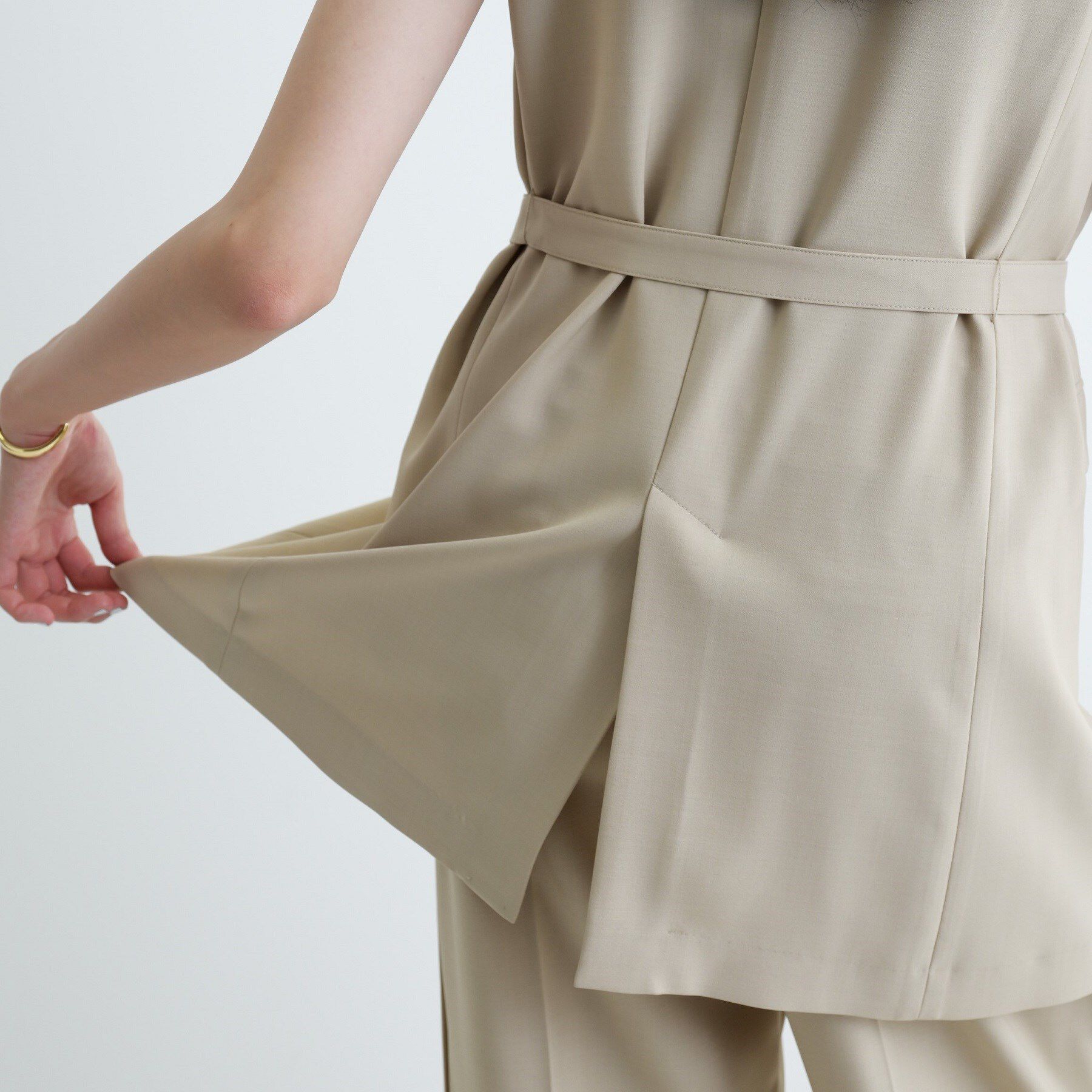 GALLEST「【セットアップ可】ナローベルテッドジレ【カセット服/オケージョン/通勤】」|ベスト・ジレ|