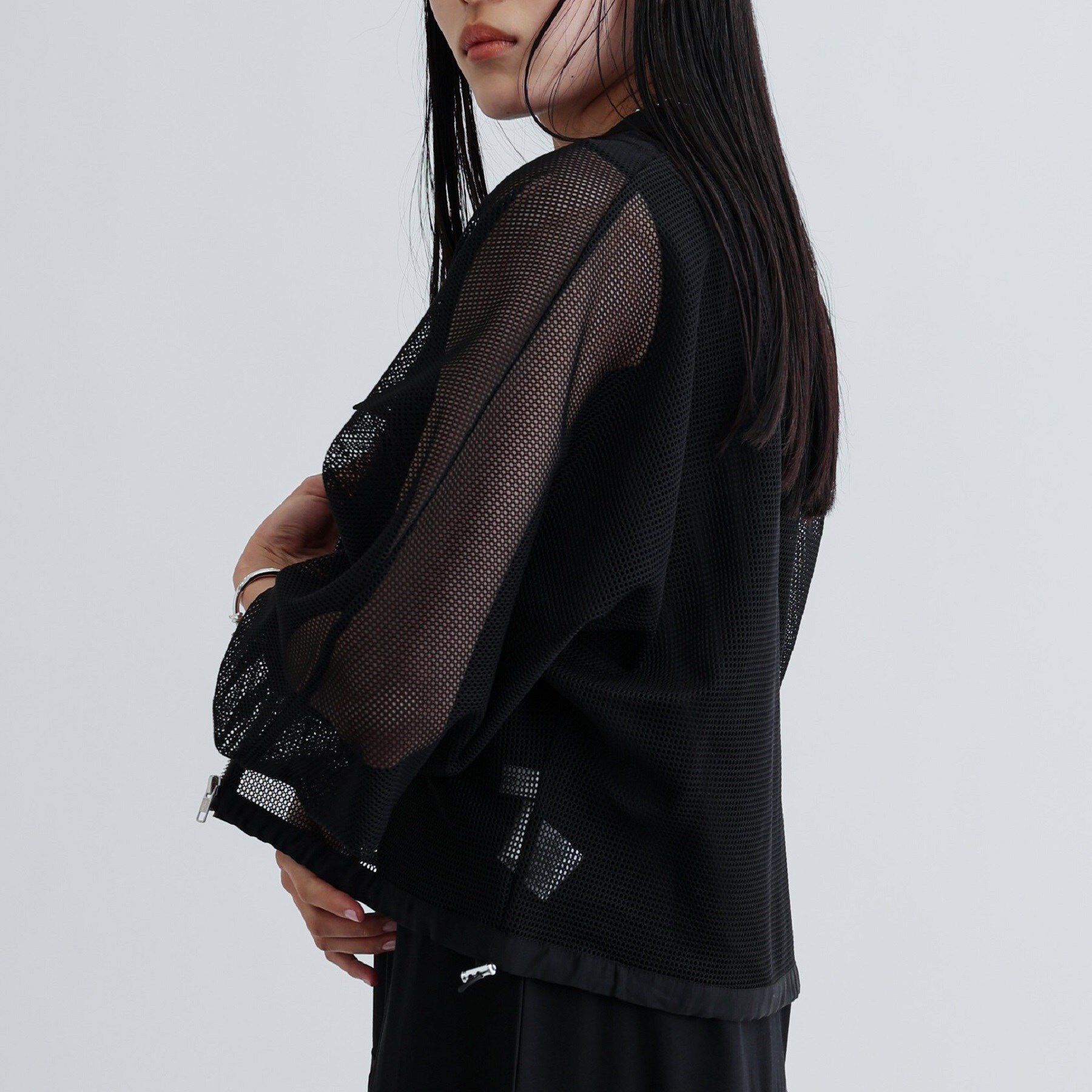 GALLEST「スピンドルメッシュブルゾン」|ブルゾン・スタジャン|