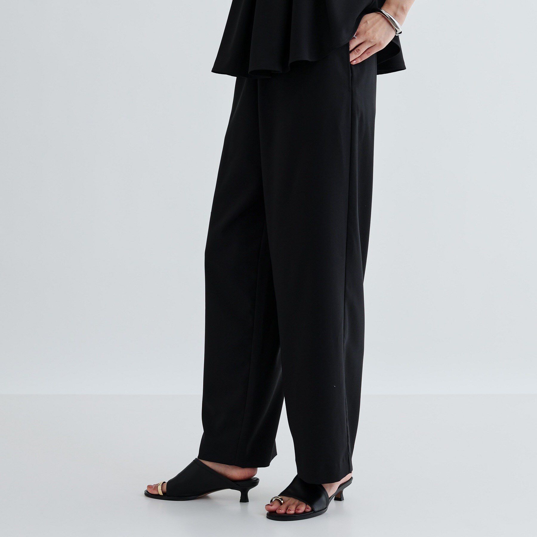 GALLEST「【セットアップ対応】リネンライクイージーパンツ【カセット服/通勤・オフィス】」|その他|