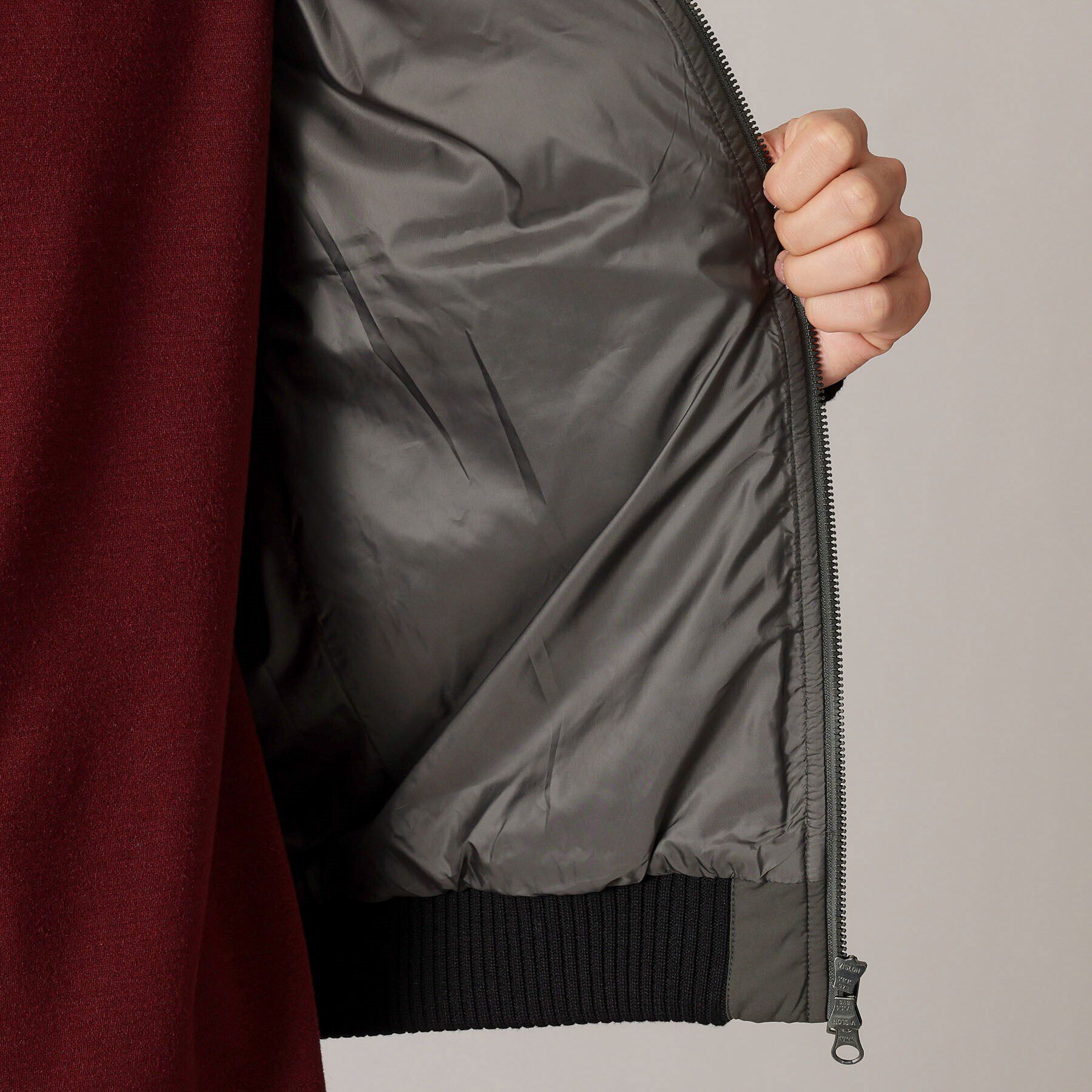 TAKEO KIKUCHI「【コンパクトダウン】ニットコンビ ダウンブルゾン」|ブルゾン・スタジャン|