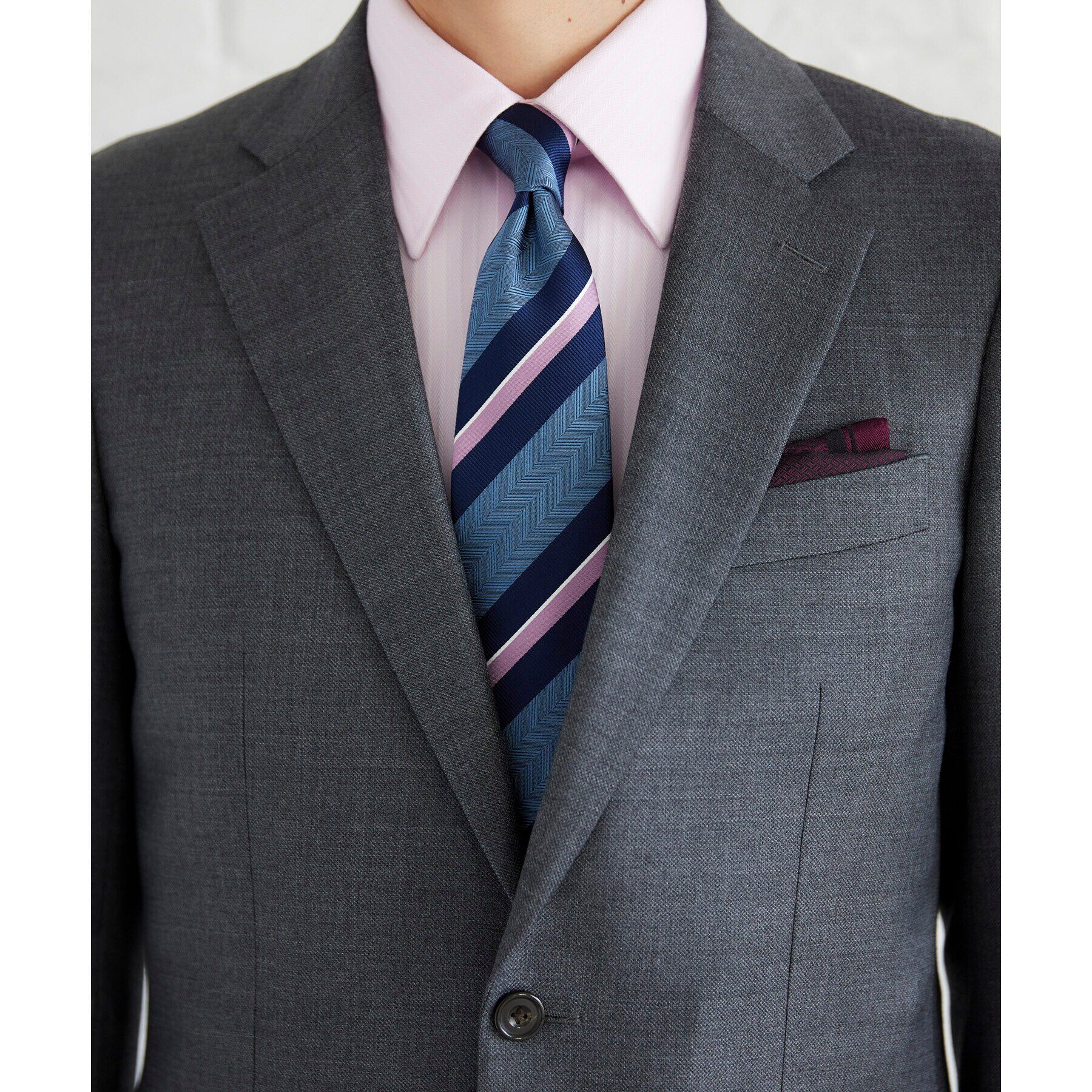 TAKEO KIKUCHI「【THE FLAGSHIP】矢羽根文様（やばねもん）ストライプ ネクタイ」|ネクタイ・蝶ネクタイ|