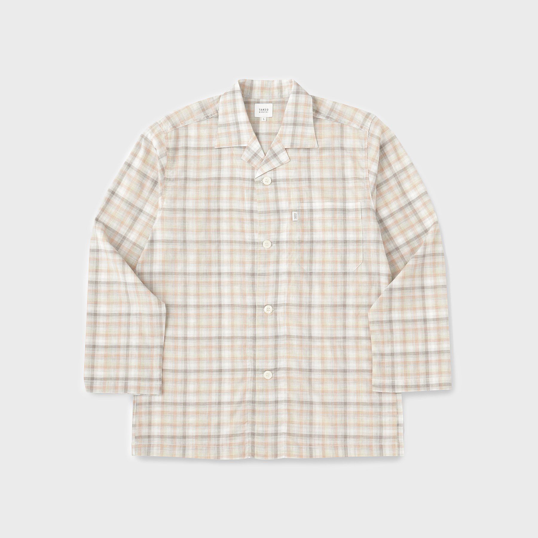 TAKEO KIKUCHI「ギンガムチェックテーラードパジャマ」|ルームウェア|