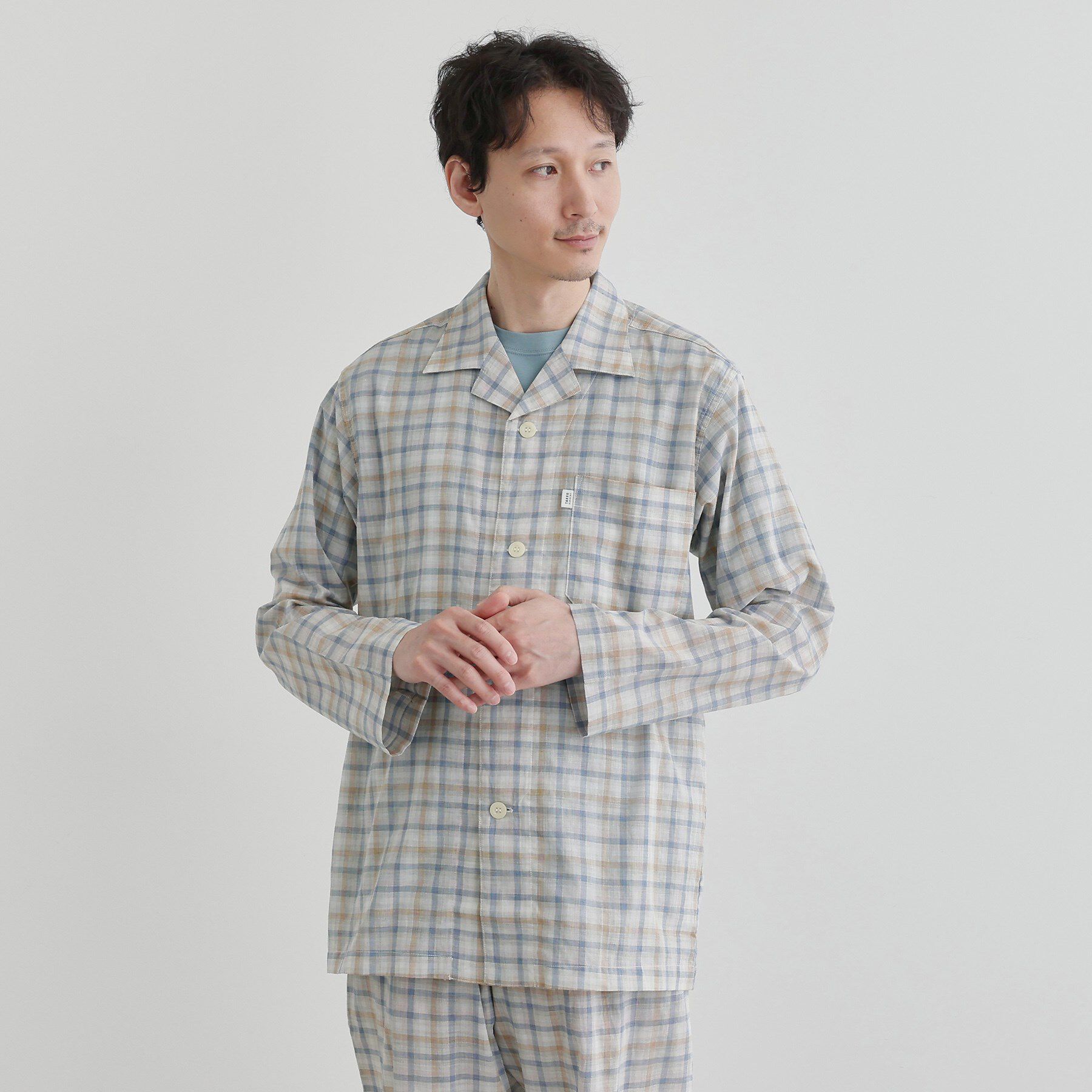 TAKEO KIKUCHI「ギンガムチェックテーラードパジャマ」|ルームウェア|