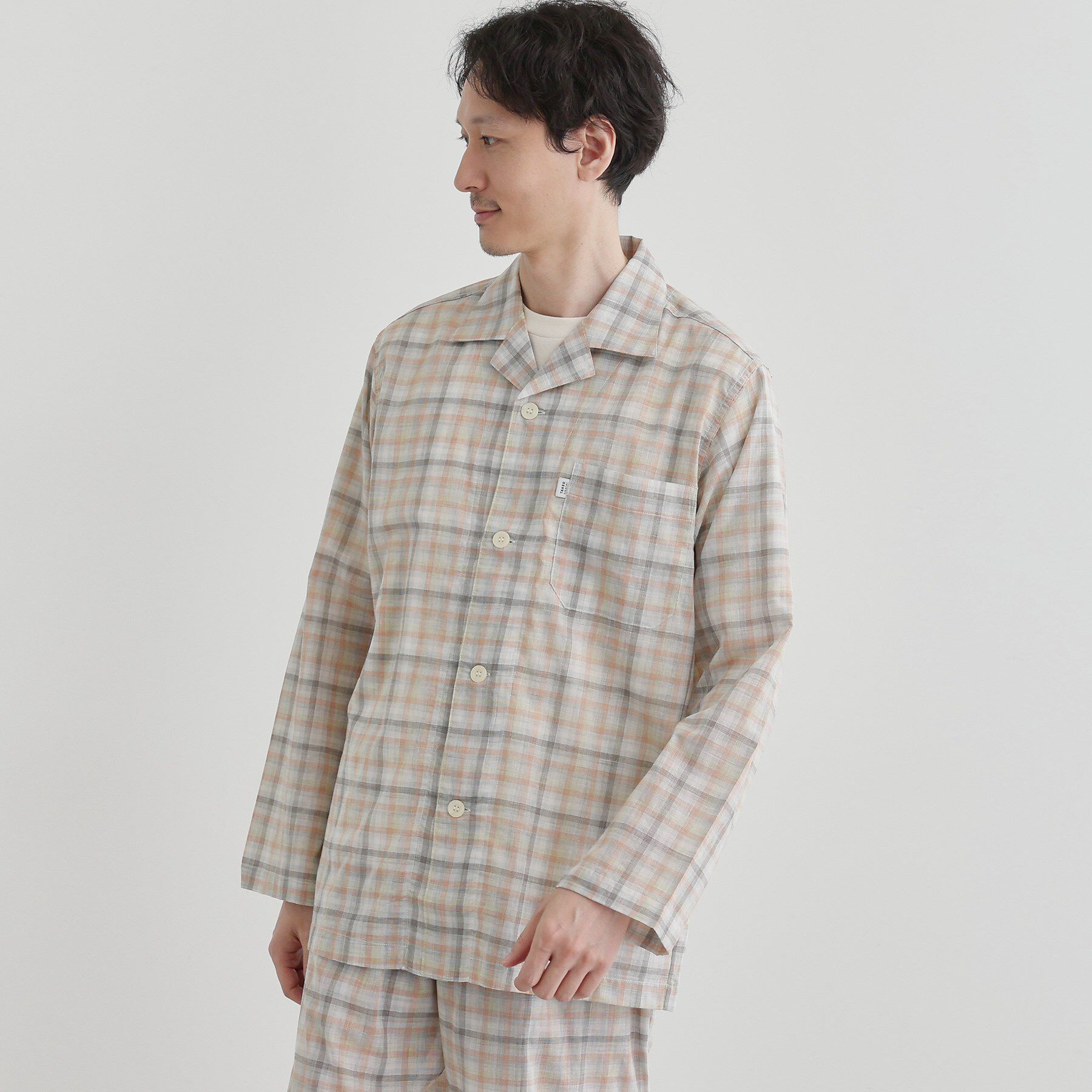 TAKEO KIKUCHI「ギンガムチェックテーラードパジャマ」|ルームウェア|