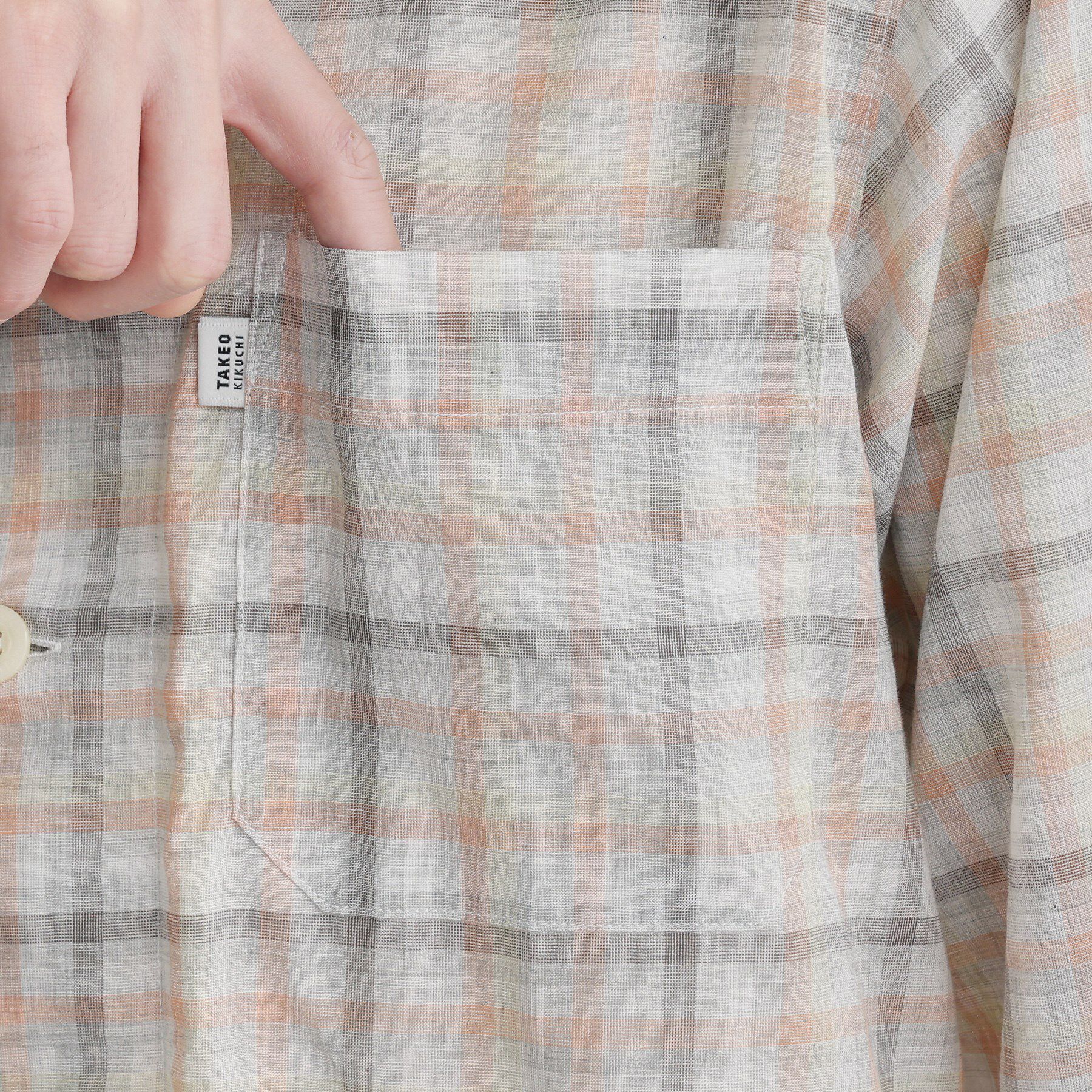 TAKEO KIKUCHI「ギンガムチェックテーラードパジャマ」|ルームウェア|