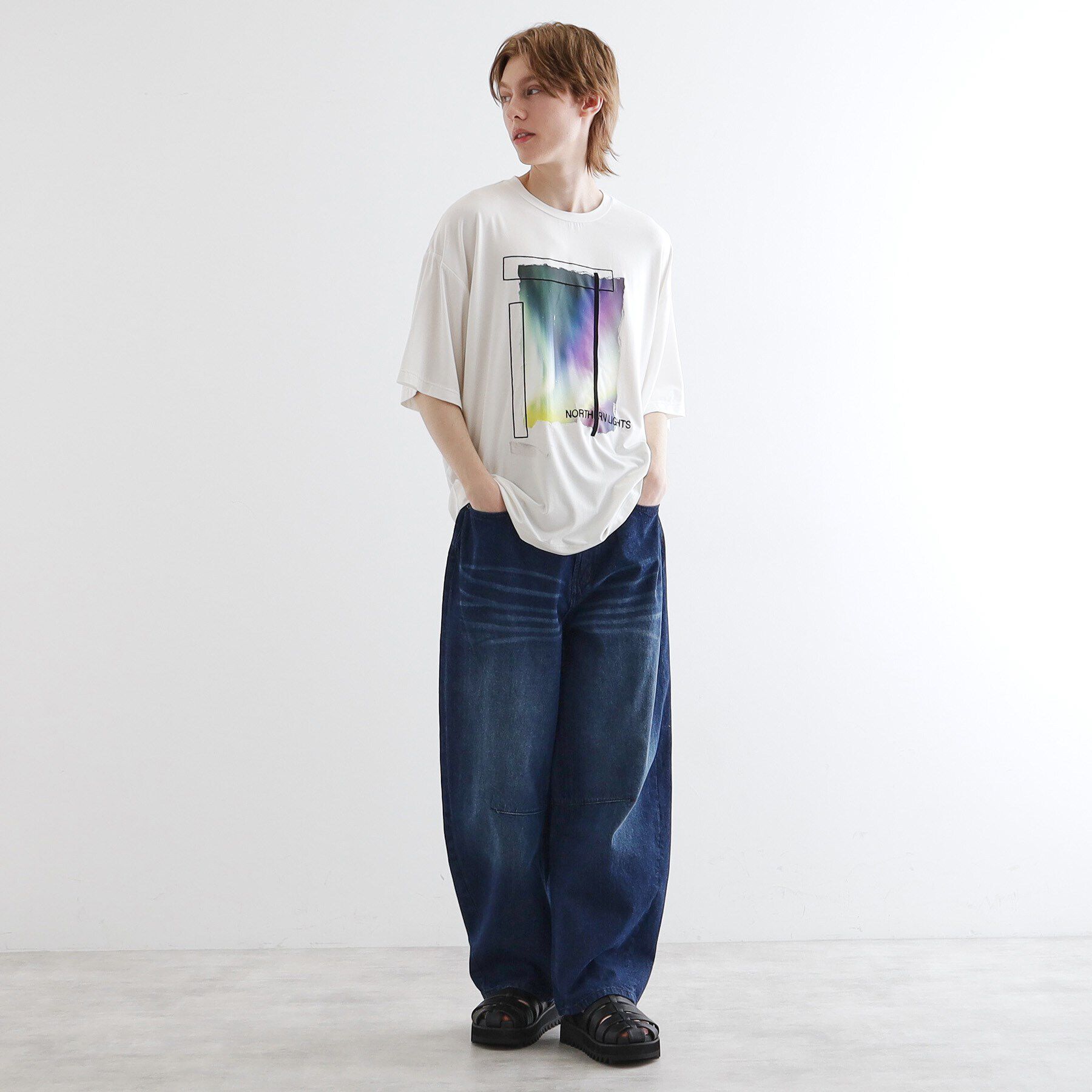 tk.TAKEO KIKUCHI「身長＋4.2cmアソートシャークソールボリュームサンダル」|サンダル|