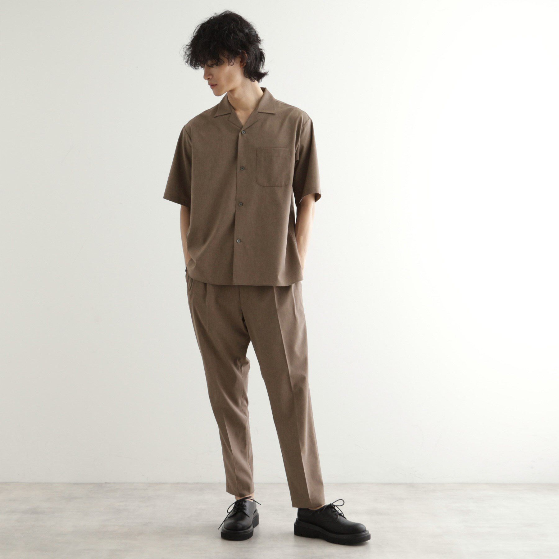 tk.TAKEO KIKUCHI「【吸水速乾】COOLMAXサマーテーパードパンツ/セットアップ対応」|その他|