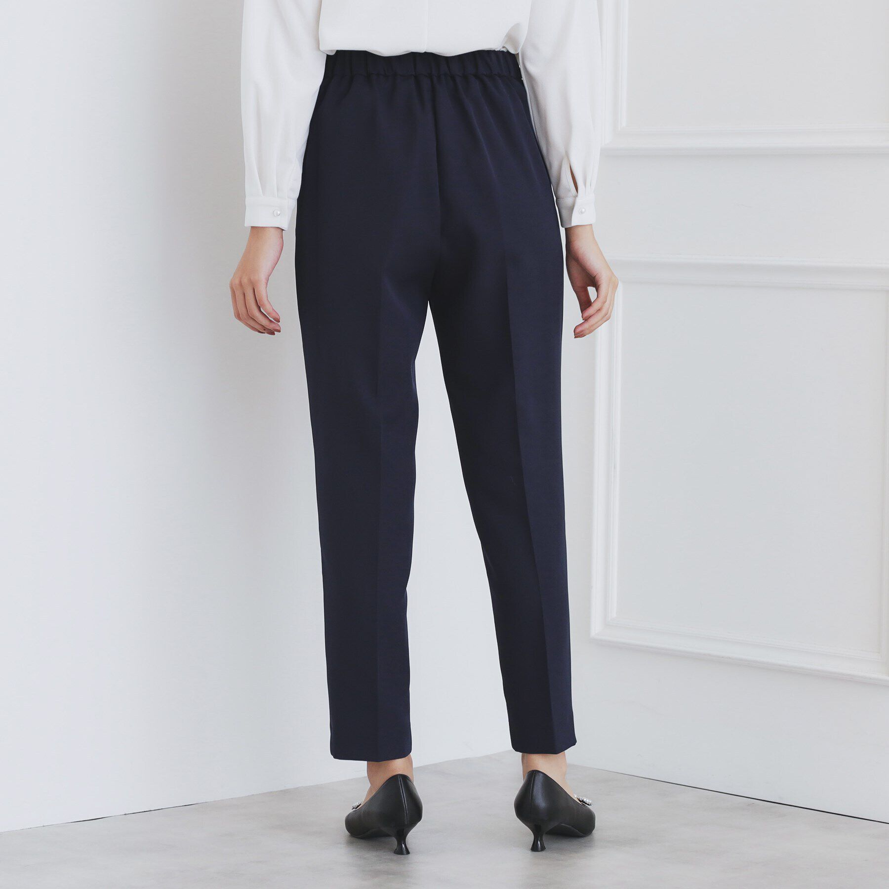 index「＜通勤・セレモニー/セットアップ対応＞ストレッチテーパードパンツ【洗濯機洗い可/イージーアイロン】」|その他|