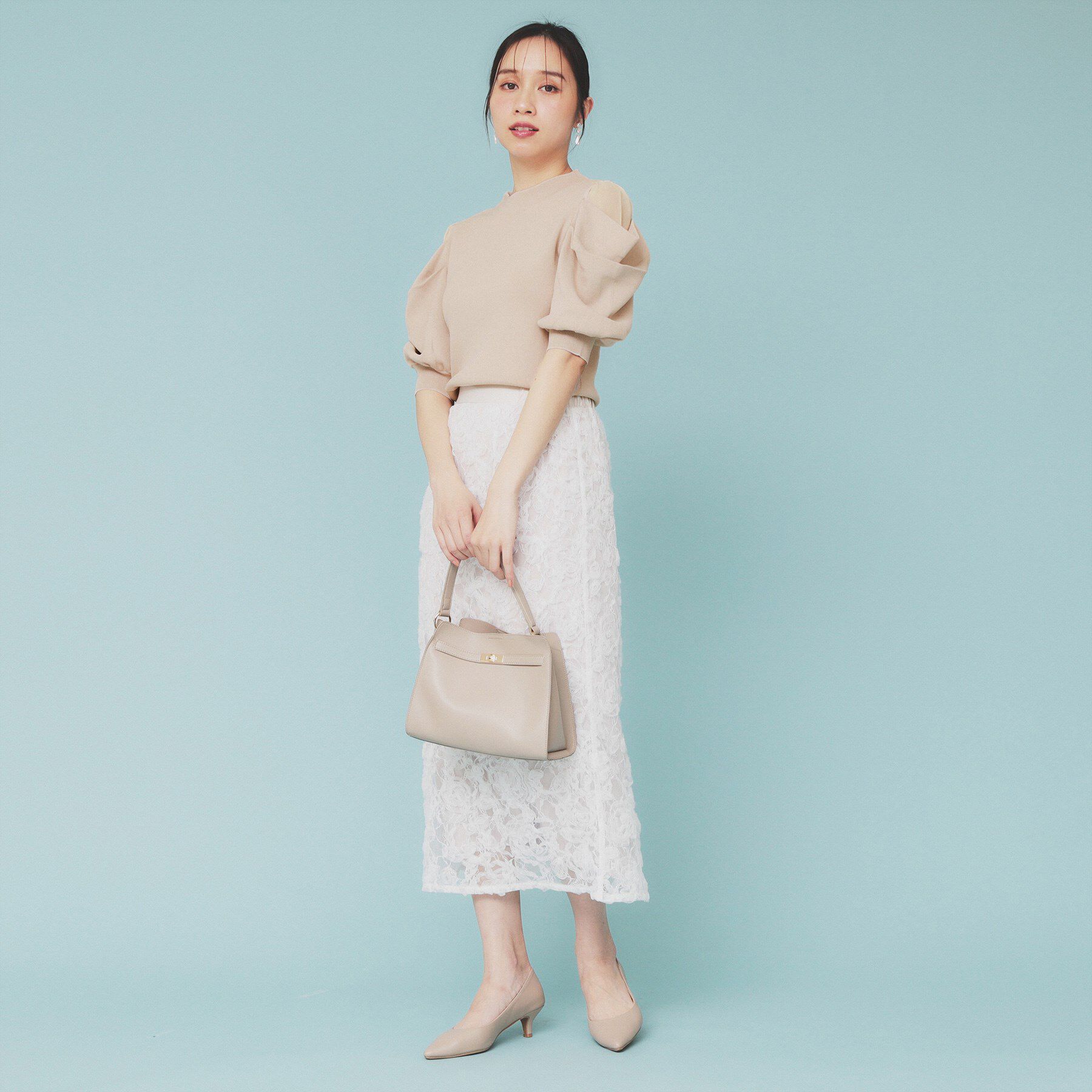 index「シアーレイヤードスリーブニット【洗濯機洗い可】」|ニット・セーター|