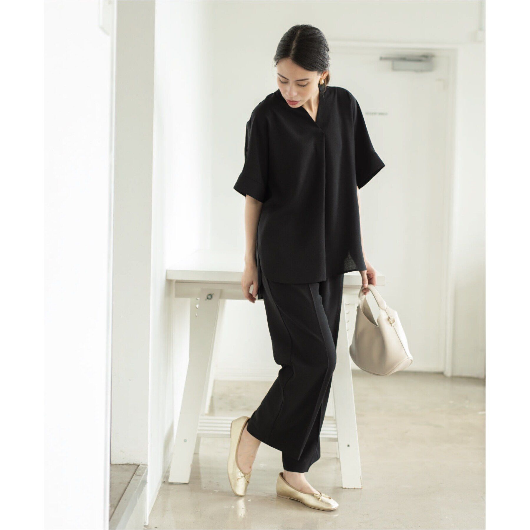 OPAQUE.CLIP「【定番】名品フラットバレエシューズ」|パンプス|