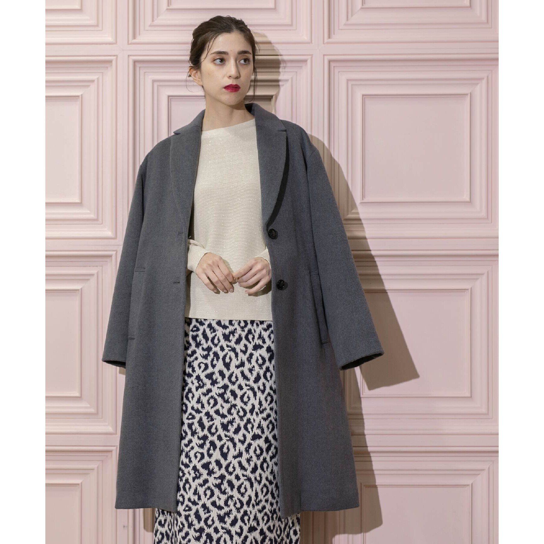 OPAQUE.CLIP「ウールカシミヤブレンド チェスターコート」|チェスターコート|