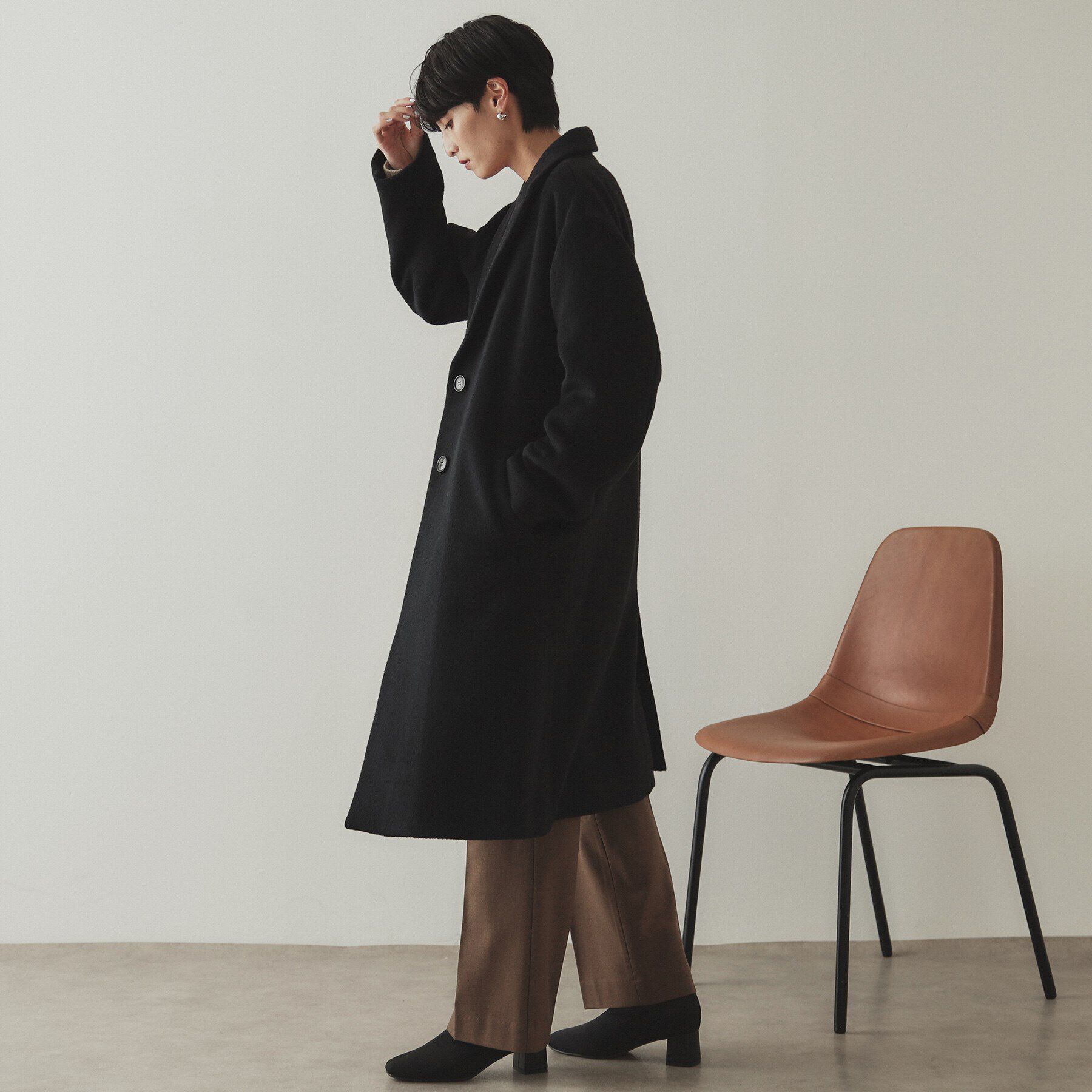 OPAQUE.CLIP「ウールカシミヤブレンド チェスターコート」|チェスターコート|