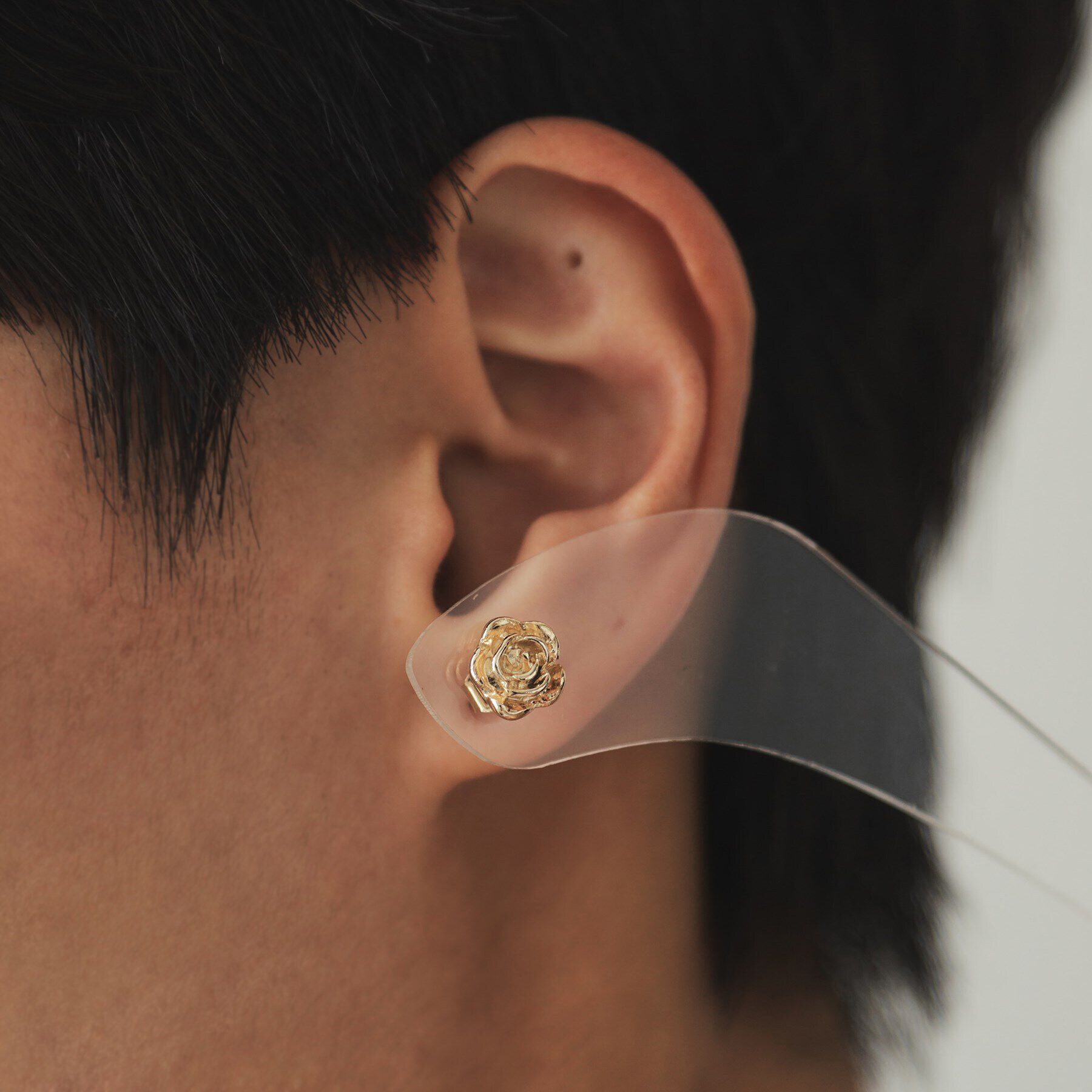 OPAQUE.CLIP「メタルローズピアス」|ピアス|