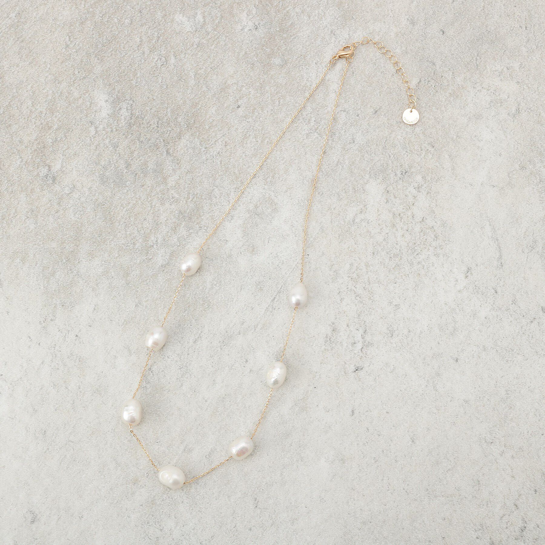 OPAQUE.CLIP「淡水パール&times;チェーンネックレス」|ネックレス|ゴールド(007)