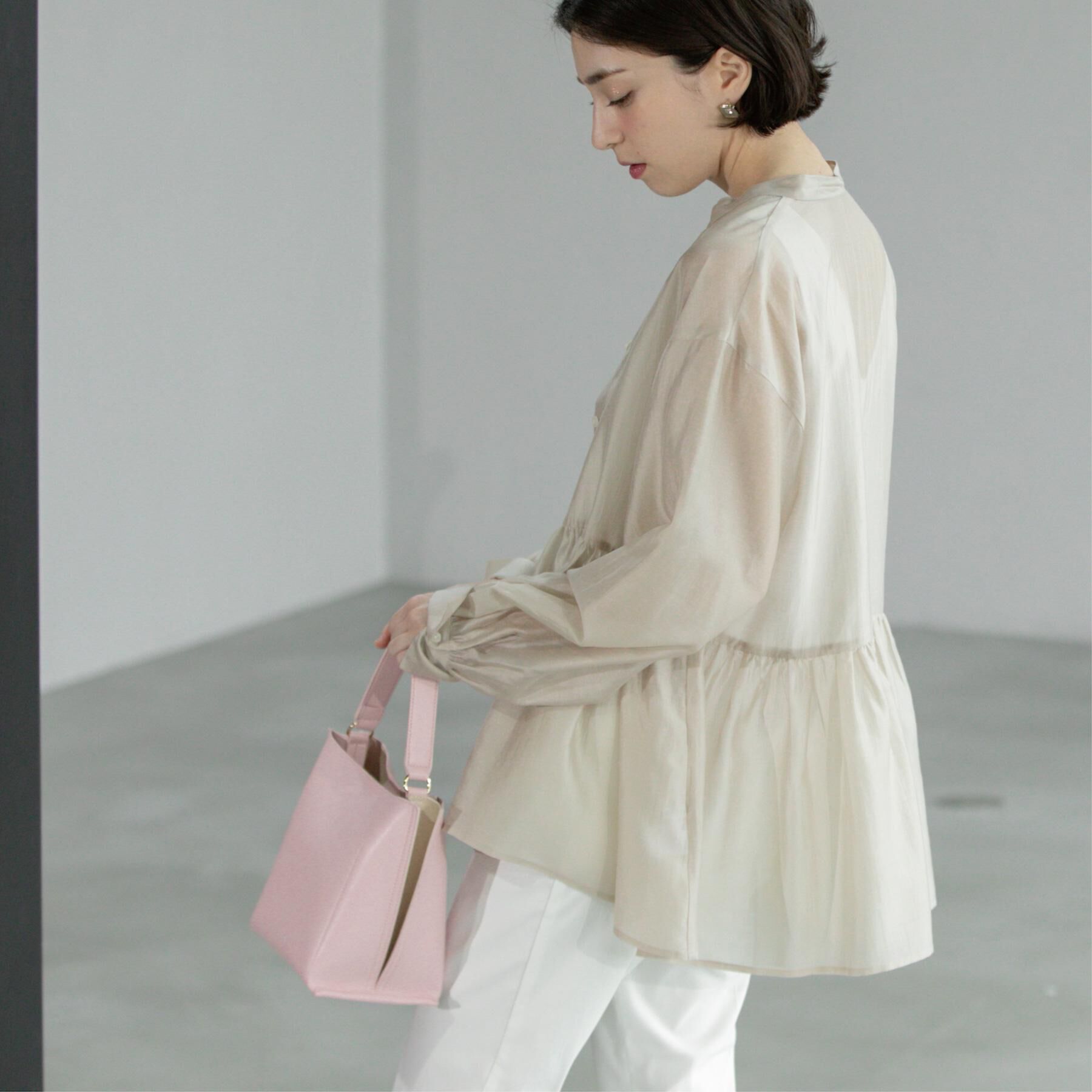 OPAQUE.CLIP「シアーペプラムブラウス【洗濯機洗い可】」|シャツ・ブラウス|