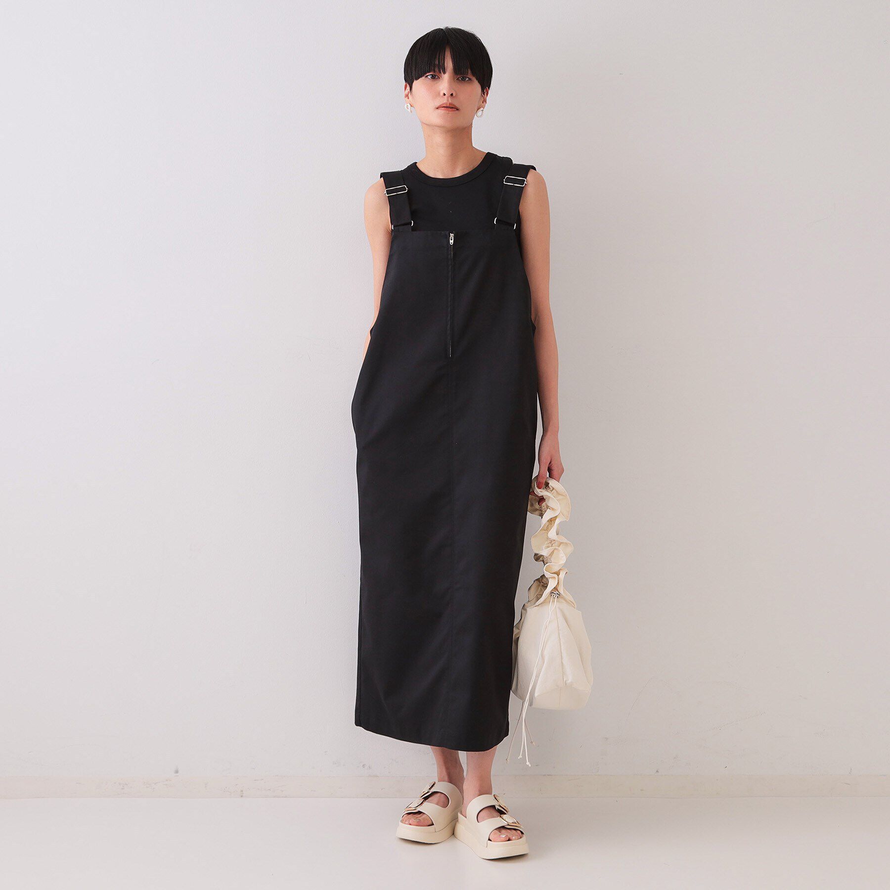 OPAQUE.CLIP「フライスアメリカンスリーブタンクトップ」|キャミソール|