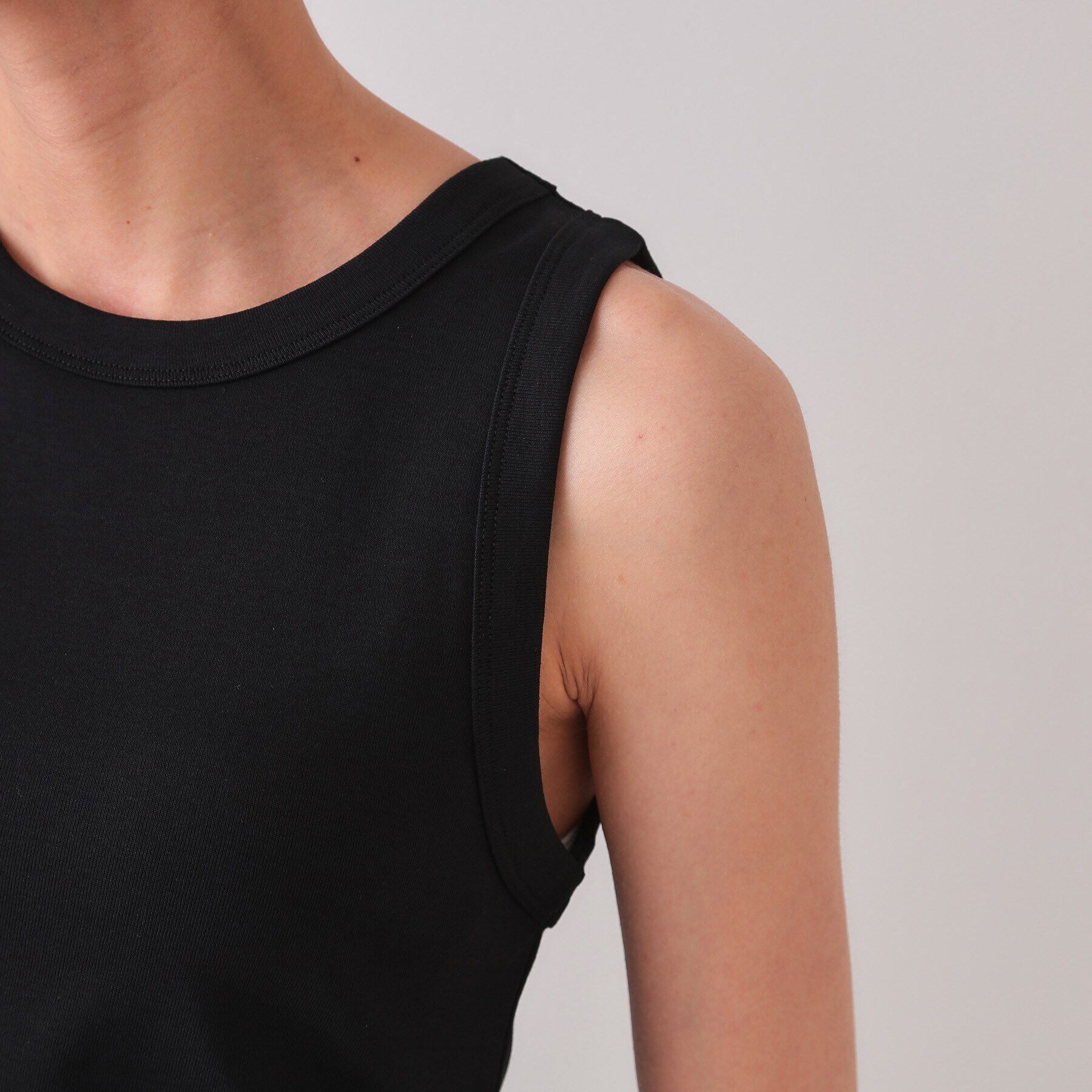 OPAQUE.CLIP「フライスアメリカンスリーブタンクトップ」|キャミソール|