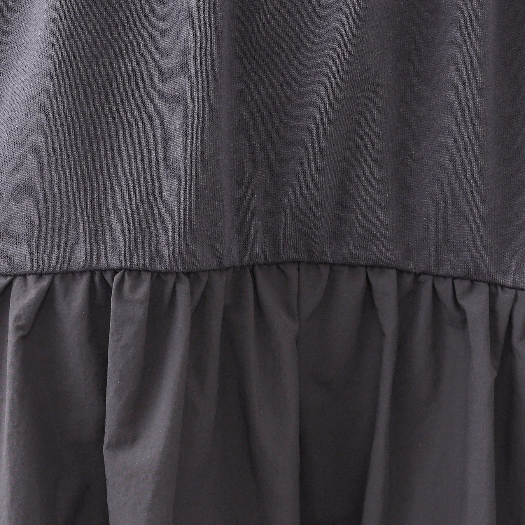 OPAQUE.CLIP「フィット＆フレアドッキングワンピース【洗濯機洗い可】」|ワンピース|