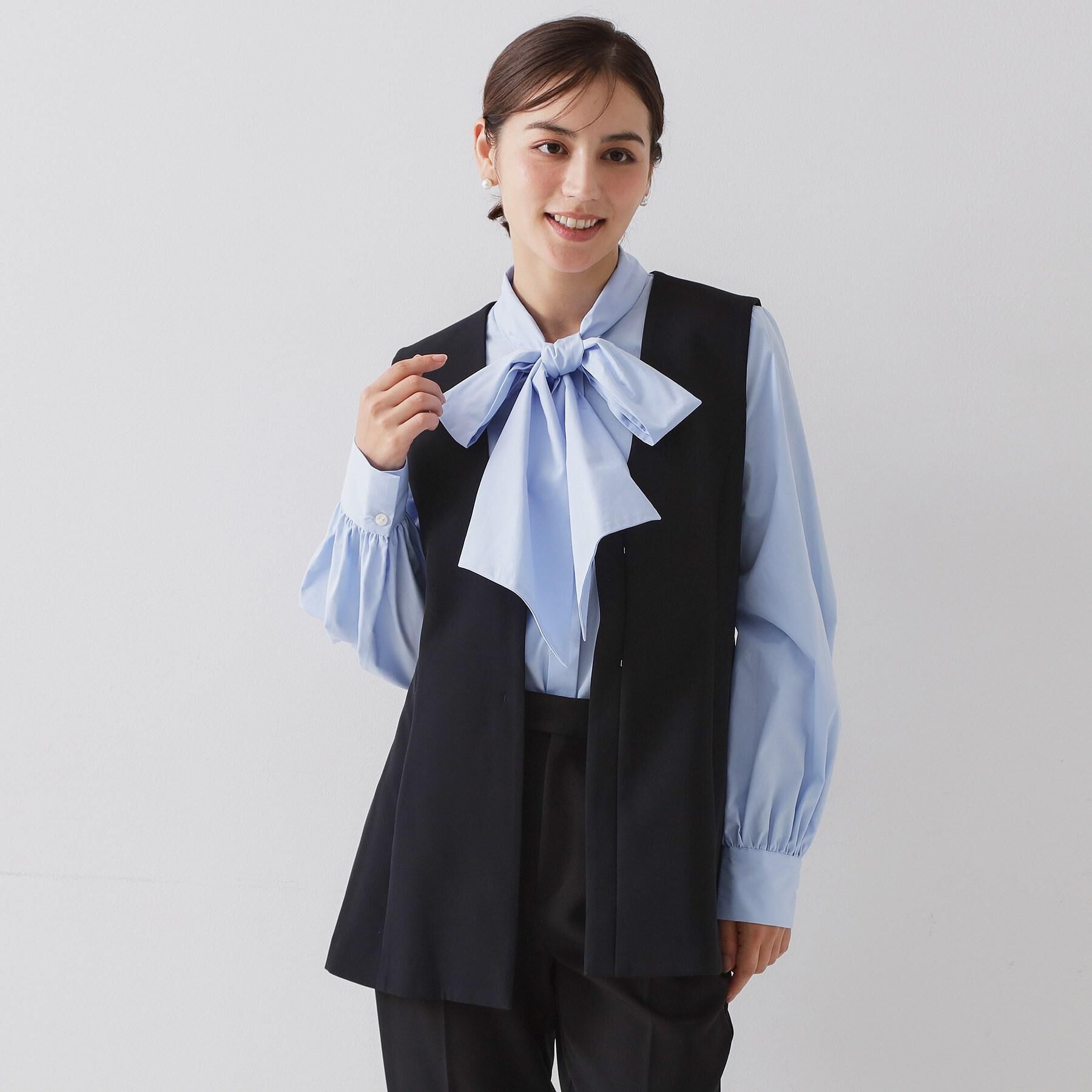 OPAQUE.CLIP「ペプラムジレ/セットアップ対応可【洗濯機OK】」|ベスト・ジレ|