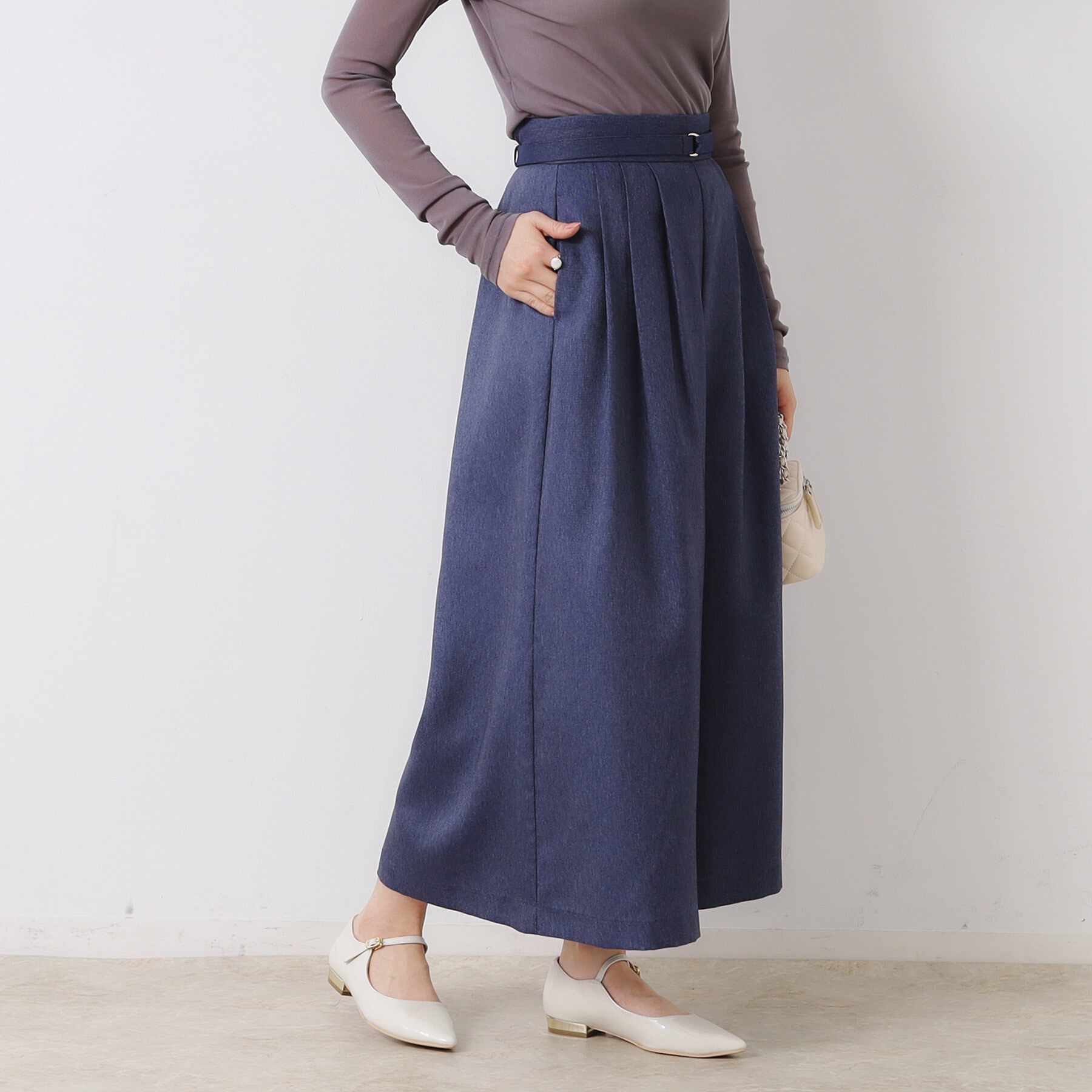 Couture broach「【きれいめ・大人カジュアル・通勤】デニムライクスカンツ」|その他|