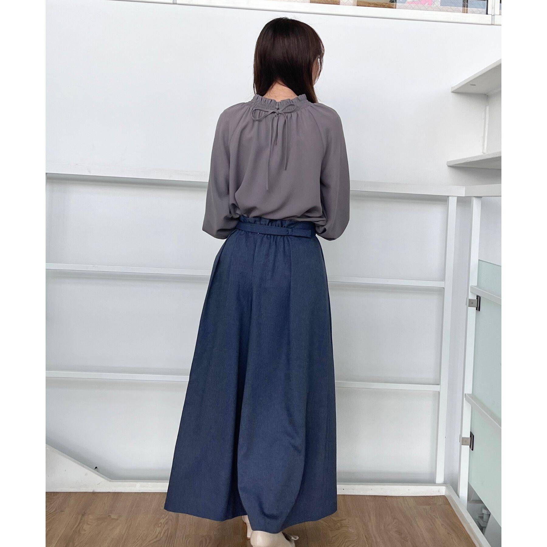 Couture broach「【きれいめ・大人カジュアル・通勤】デニムライクスカンツ」|その他|