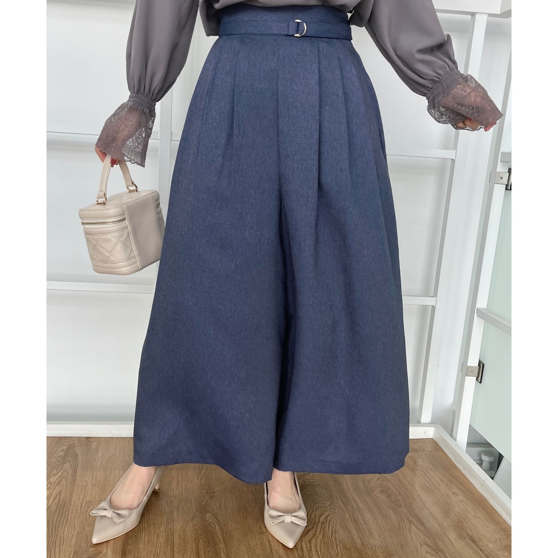 Couture broach「【きれいめ・大人カジュアル・通勤】デニムライクスカンツ」|その他|