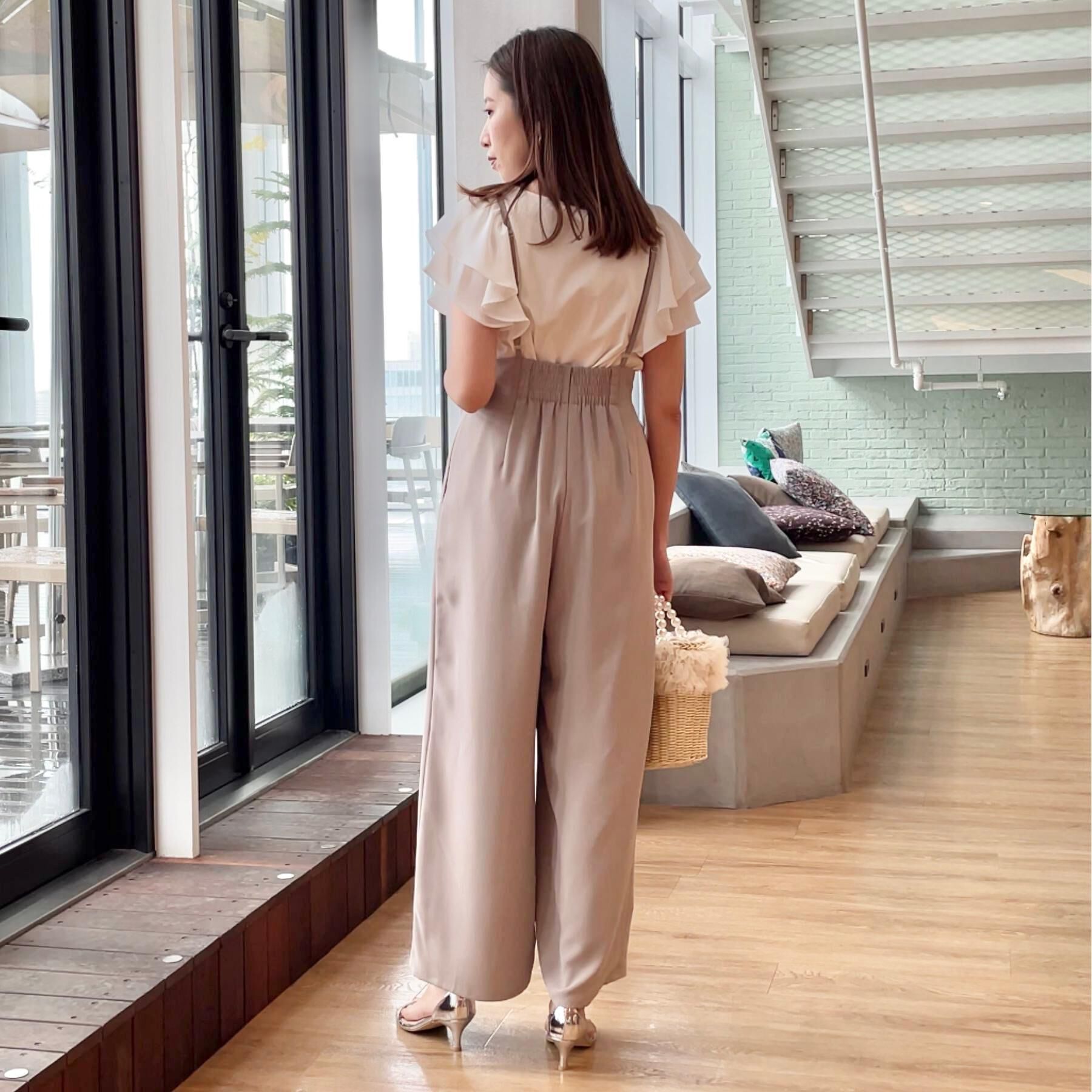 Couture broach「【接触冷感・UVカット・二の腕カバー】ラッフルフレアスリーブ」|Tシャツ・カットソー|