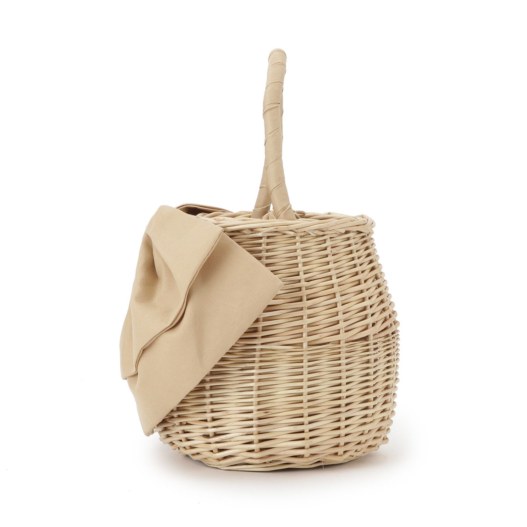 Couture broach「BIGリボンラタンバッグ」|ハンドバッグ|