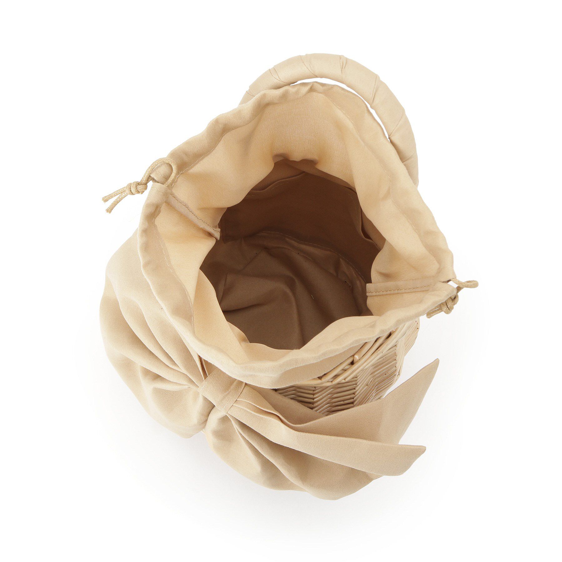 Couture broach「BIGリボンラタンバッグ」|ハンドバッグ|