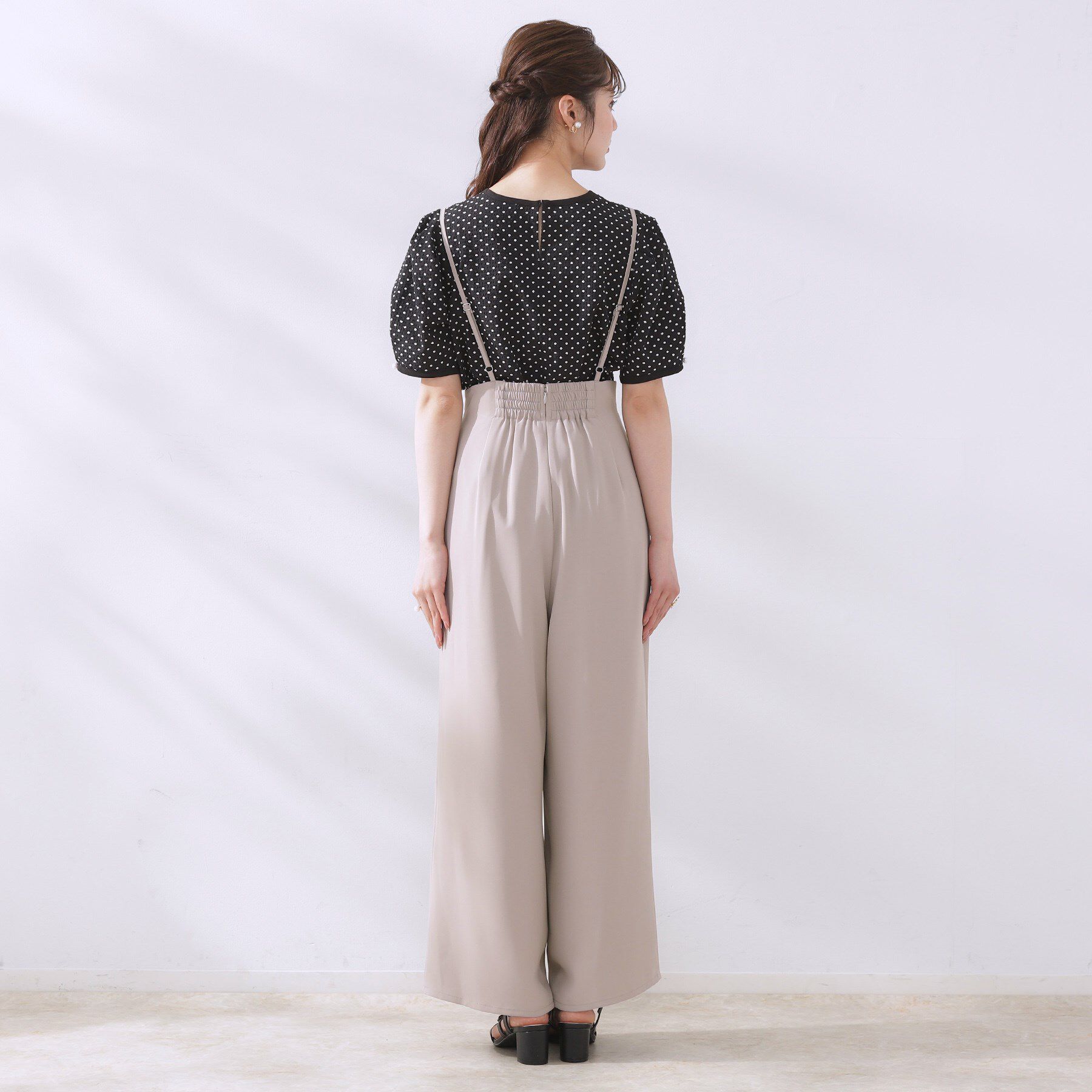 Couture broach「【マシンウォッシャブル・きれいめ】キャミロンパース」|その他|