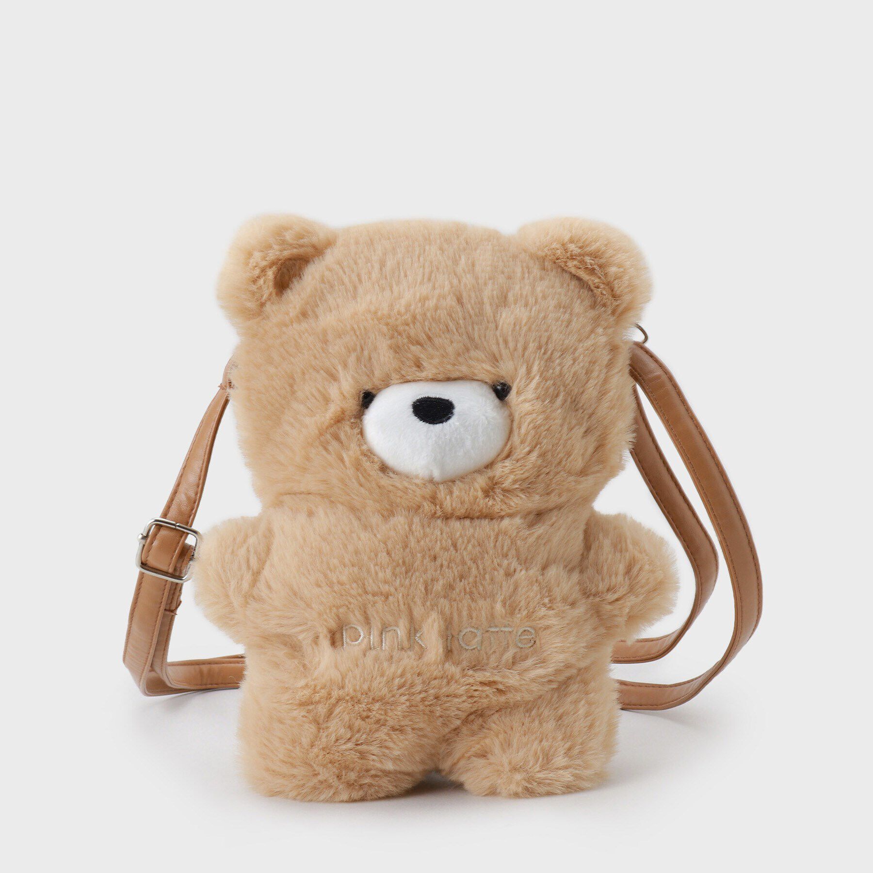 PINK-latte「うさくまぬいぐるみショルダー」|ショルダー・メッセンジャー|